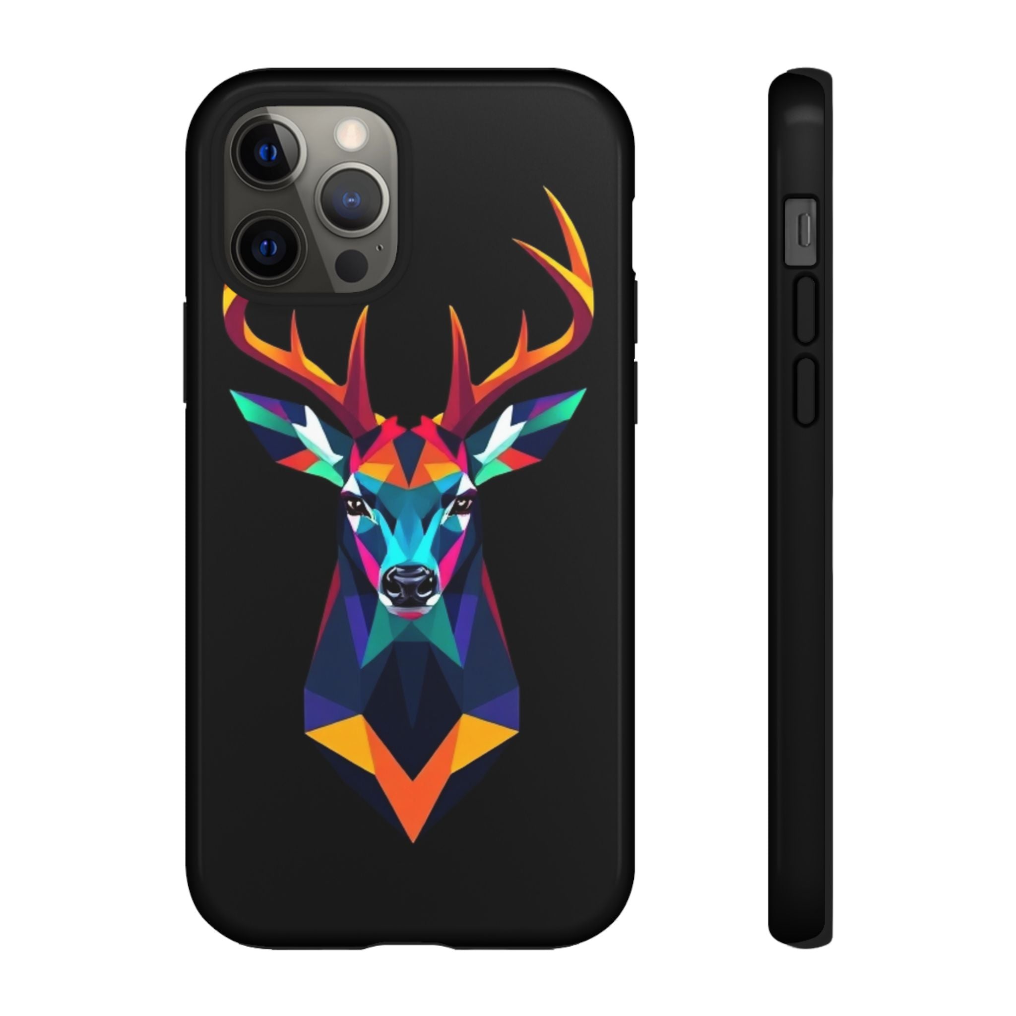 Colorful Fractal Deer Art Design Tough Case For Android & iPhone