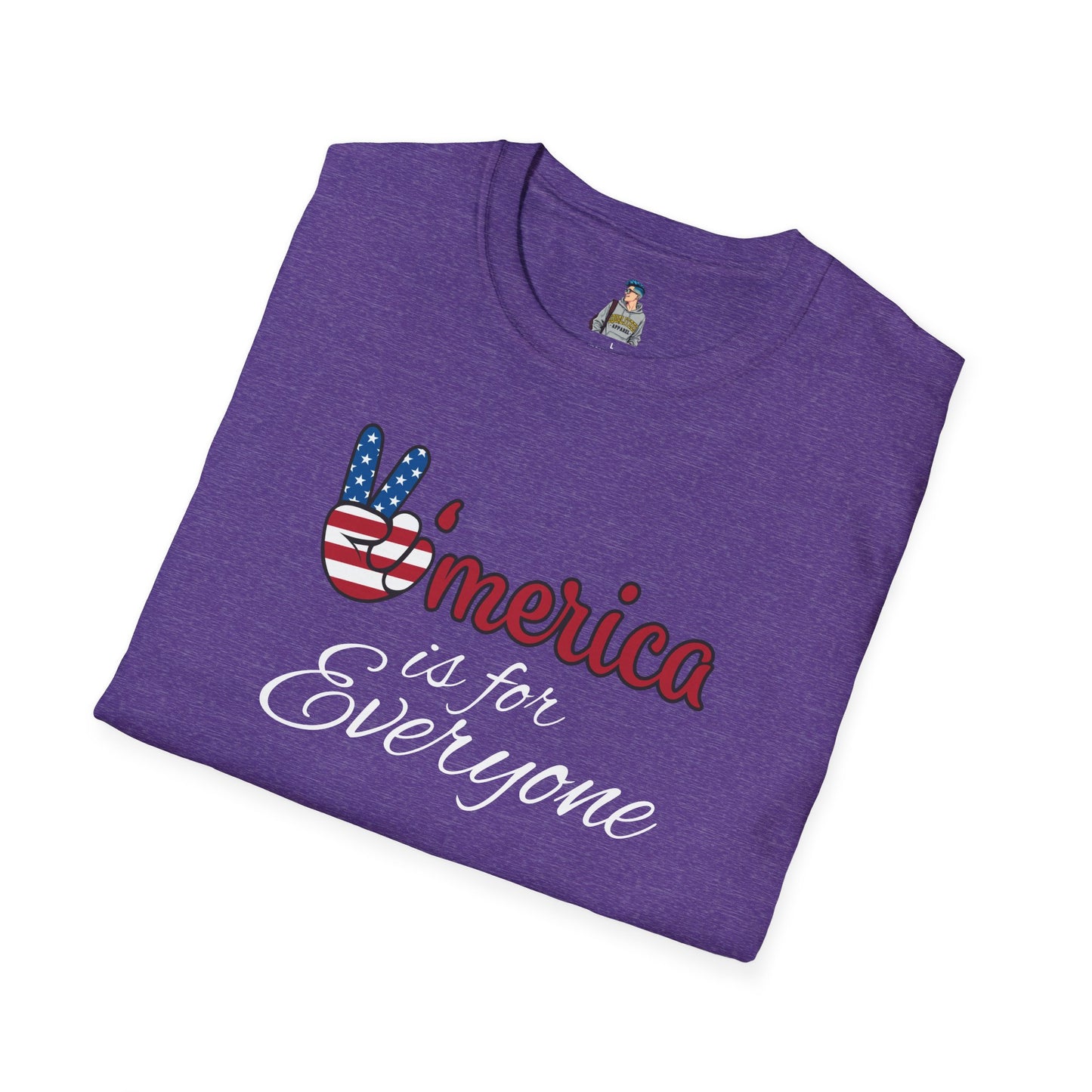 'Merica is for Everyone - Softstyle Unisex T-Shirt