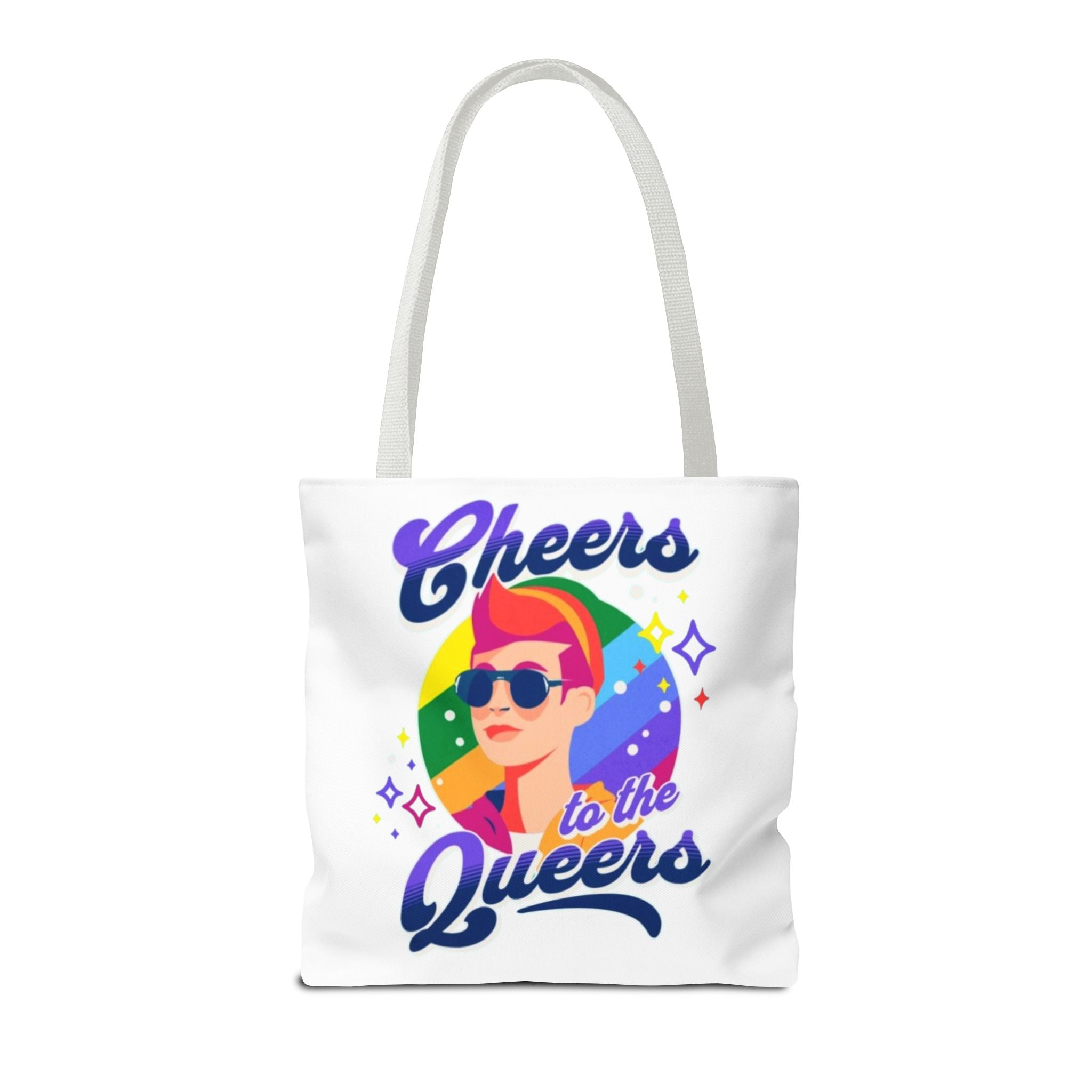 Cheers to the Queers Design LGBTQIA+ themed Tote bag