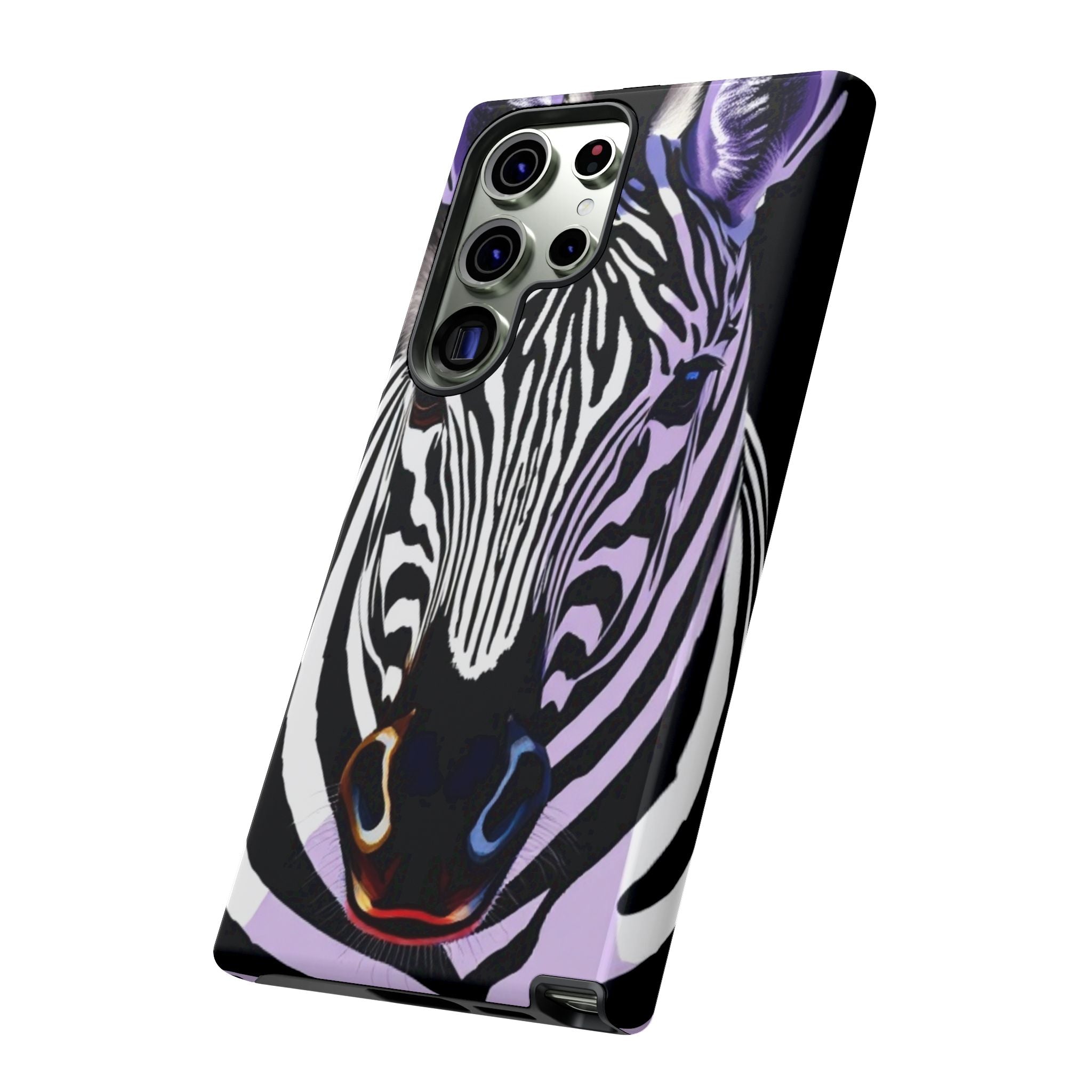 Android OR iPhone Compatible Cases - Zebra Design - Unique Tough Cases