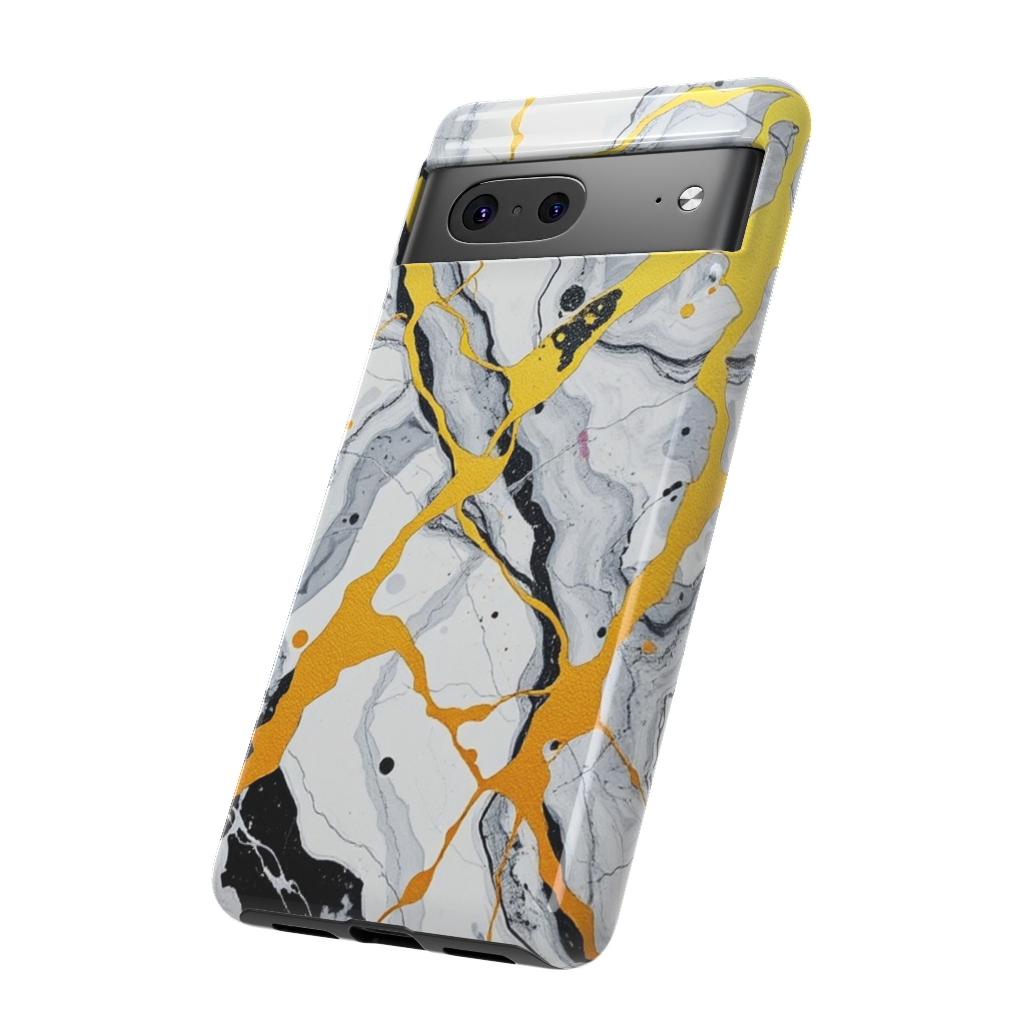 Beautiful Marble and Gold Design Tough Cases For Android & iPhone