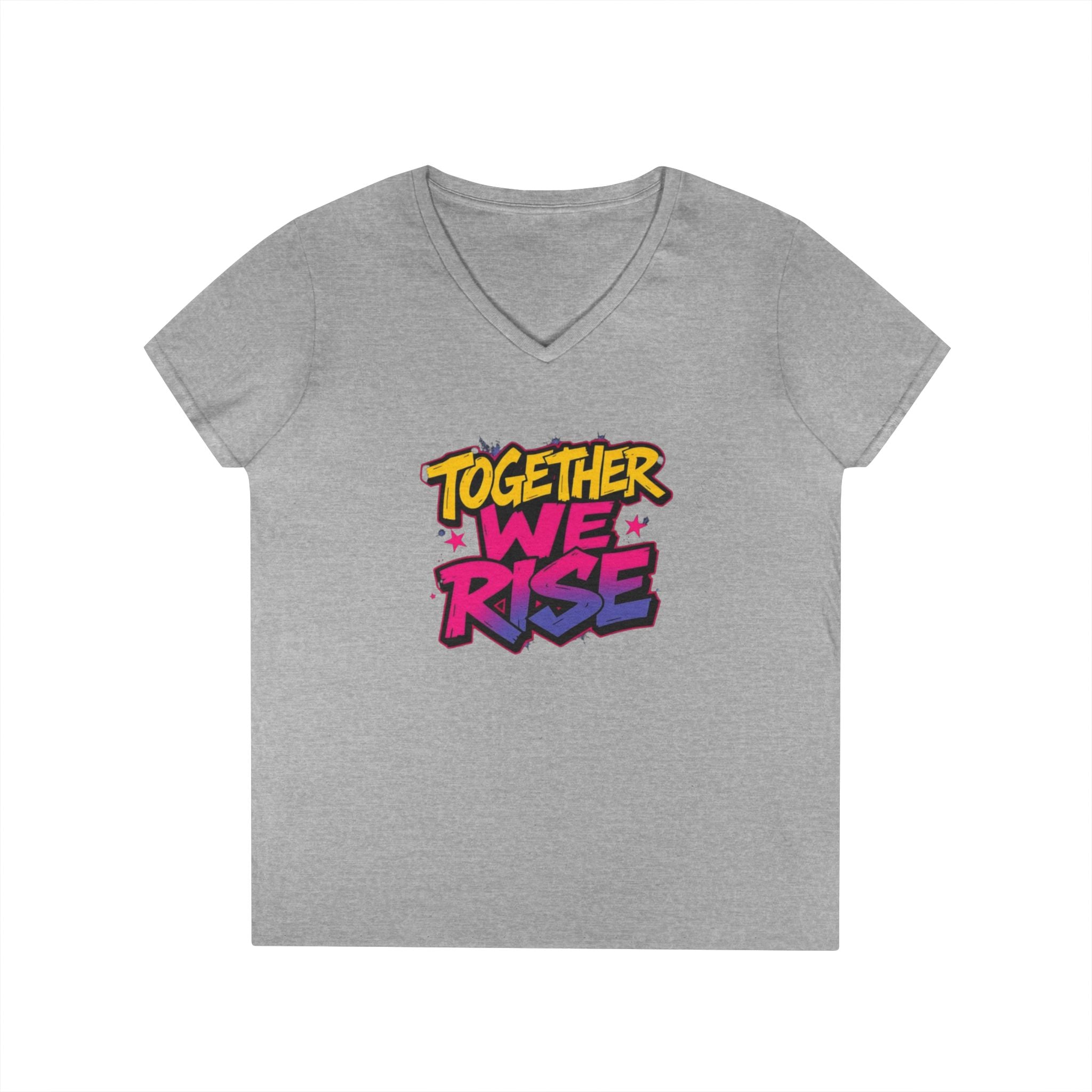 Empowerment Ladies' V-Neck T-Shirt - Together We Rise