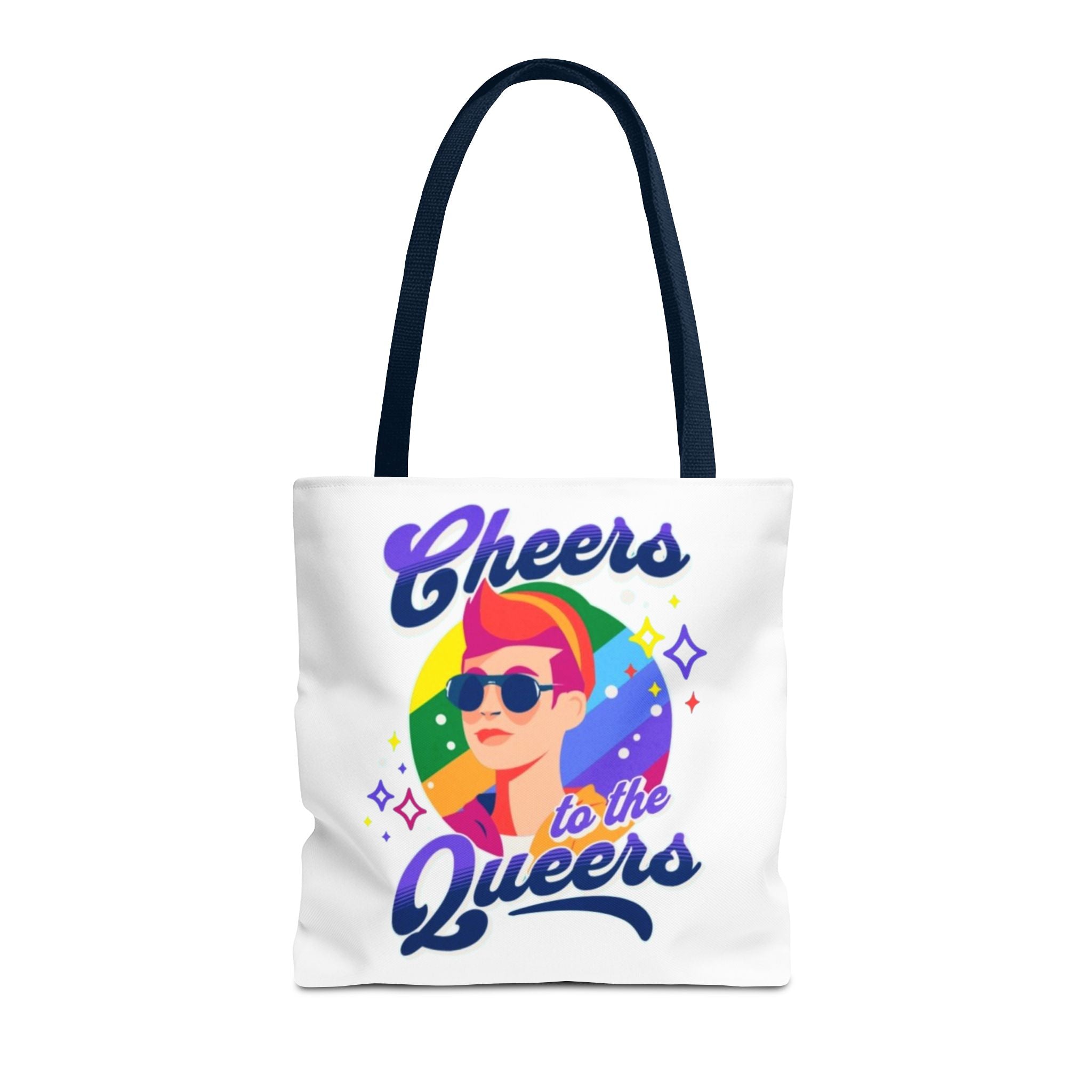 Cheers to the Queers Design LGBTQIA+ themed Tote bag