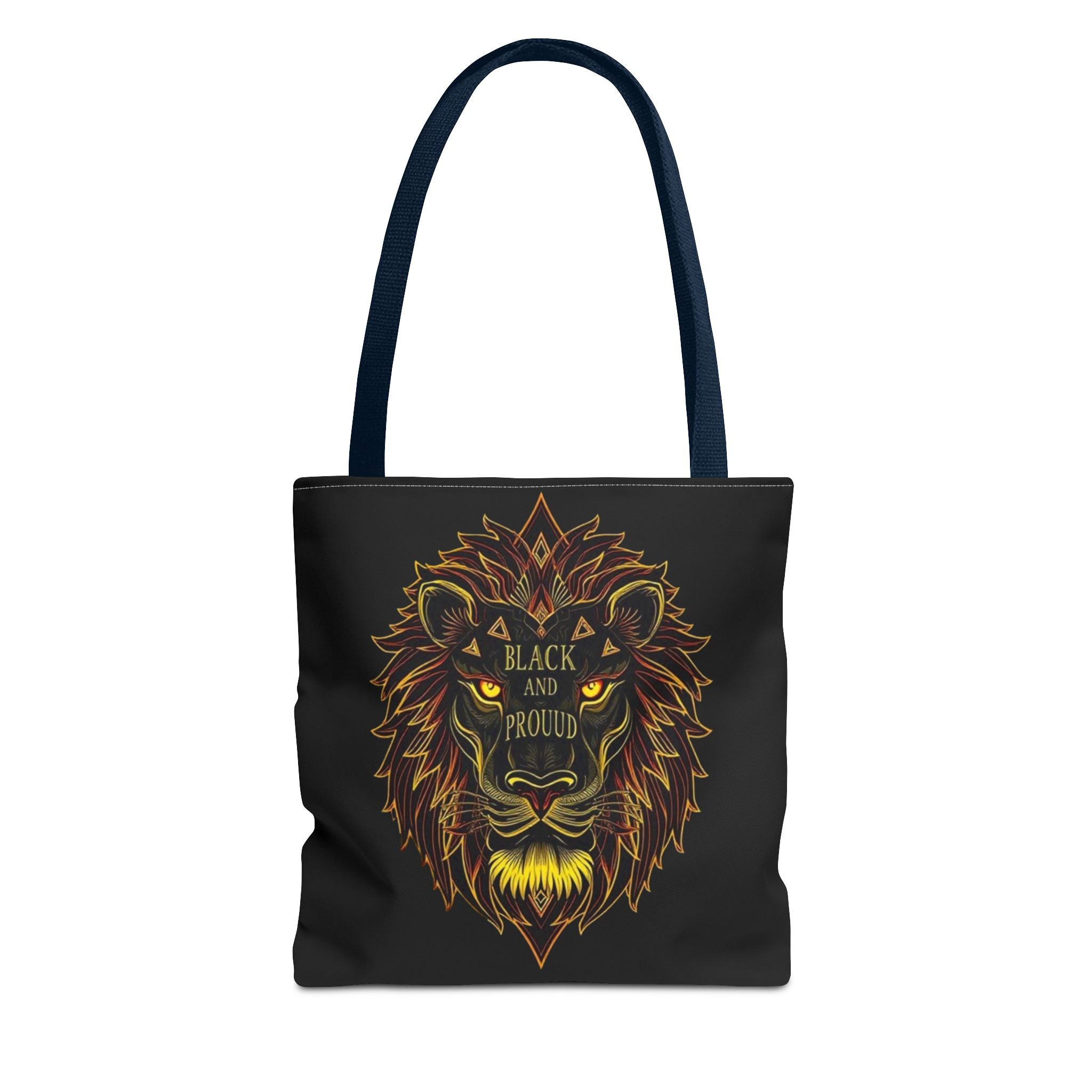Black and Proud Lion Tote Bag