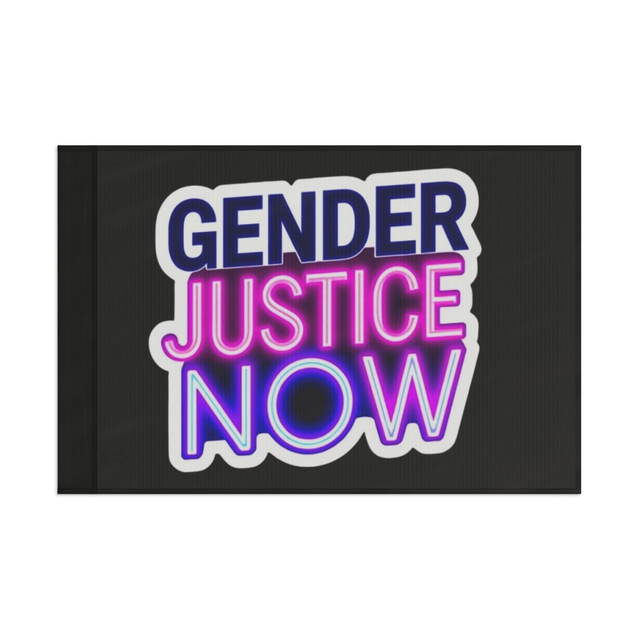 Gender Justice Now - Protest Flag