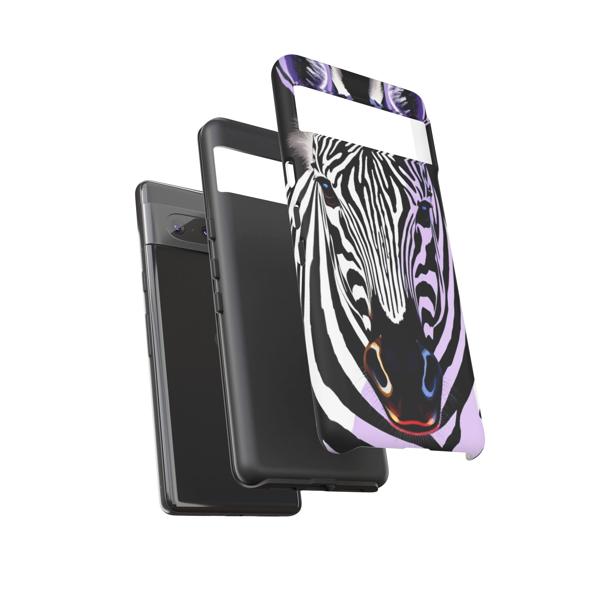 Android OR iPhone Compatible Cases - Zebra Design - Unique Tough Cases