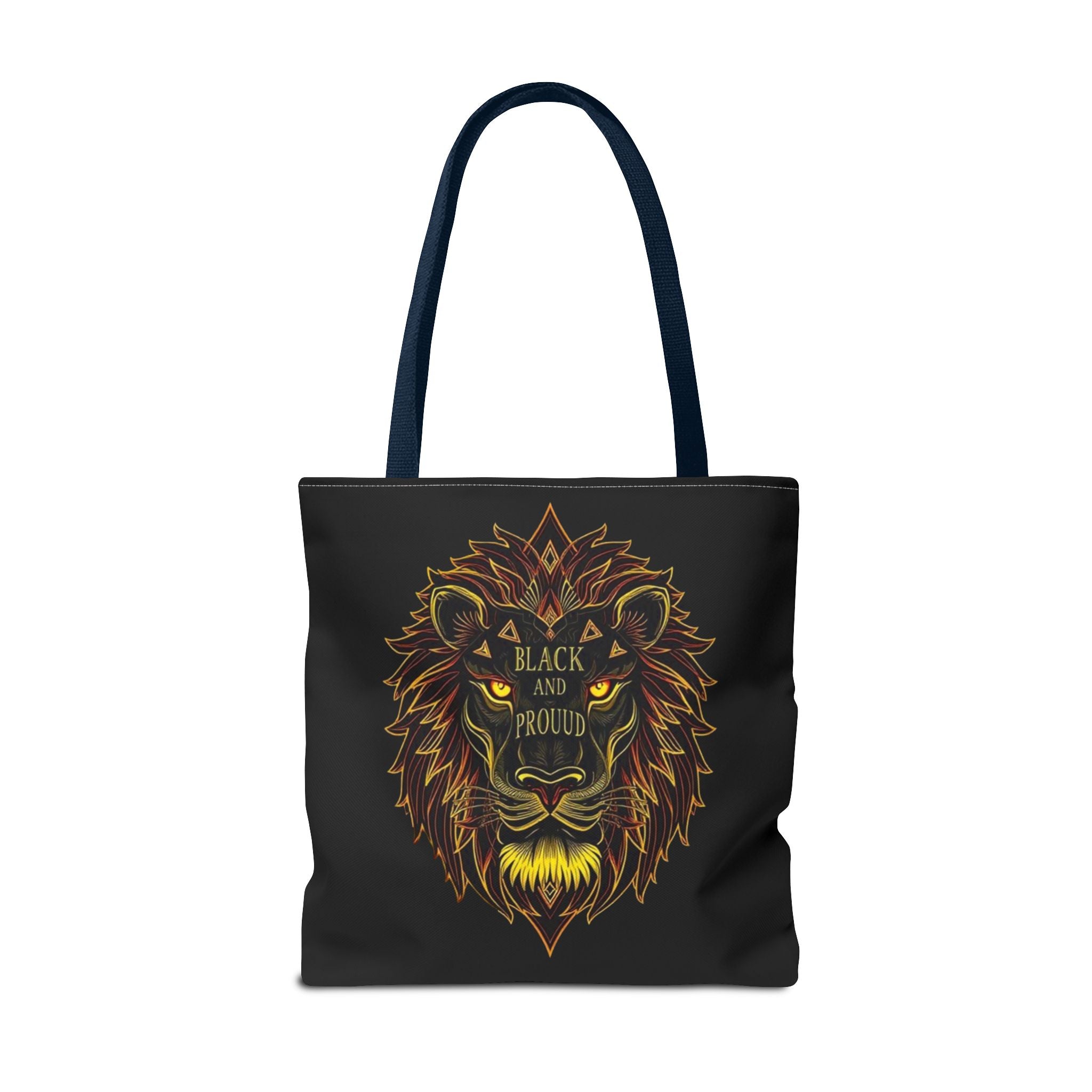 Black and Proud Lion Tote Bag