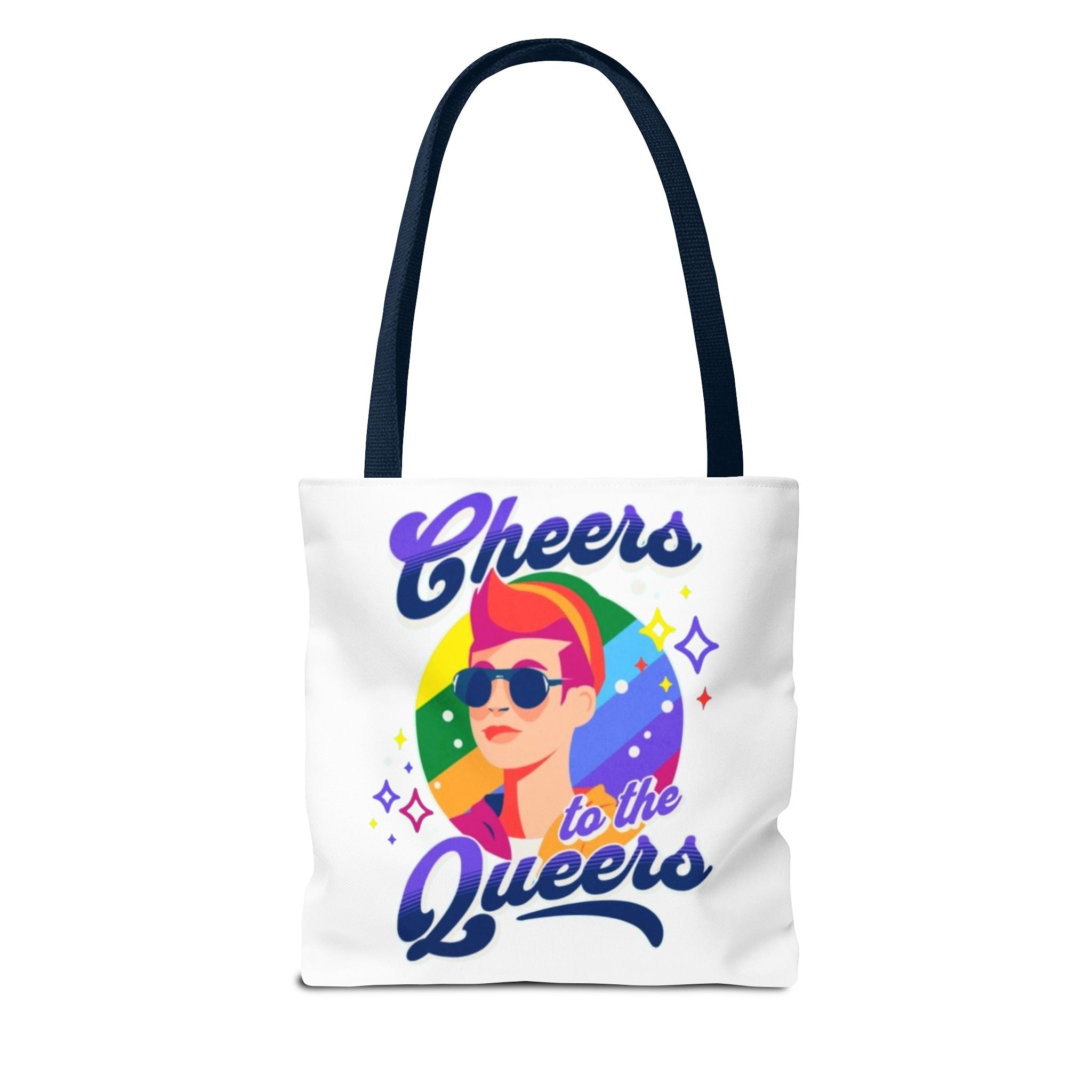 Cheers to the Queers Design LGBTQIA+ themed Tote bag