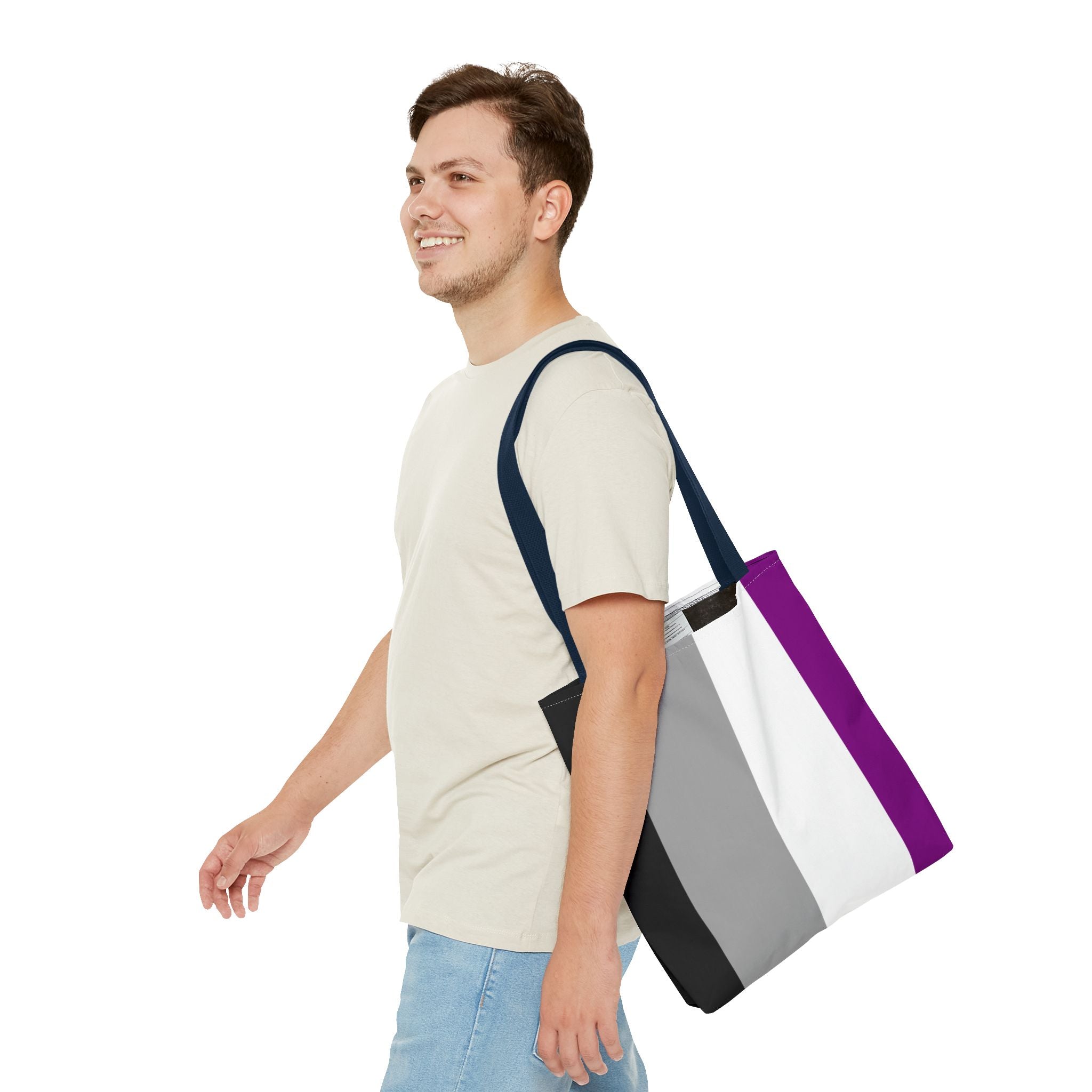 Asexual Pride Flag Tote Bag