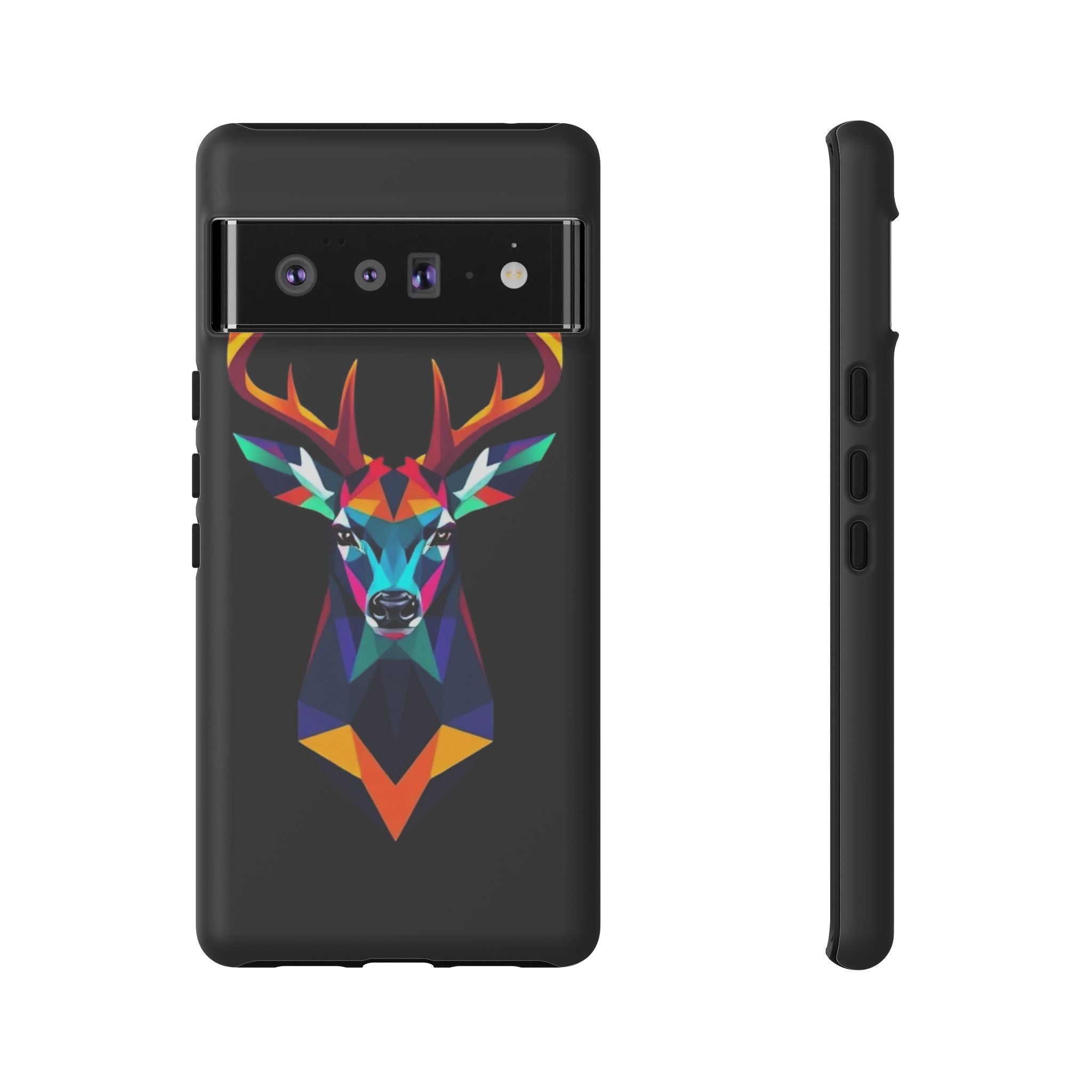Colorful Fractal Deer Art Design Tough Case For Android & iPhone