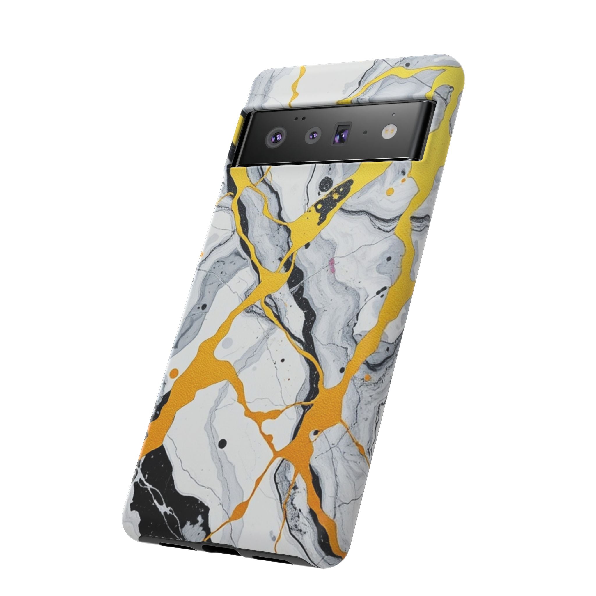 Beautiful Marble and Gold Design Tough Cases For Android & iPhone