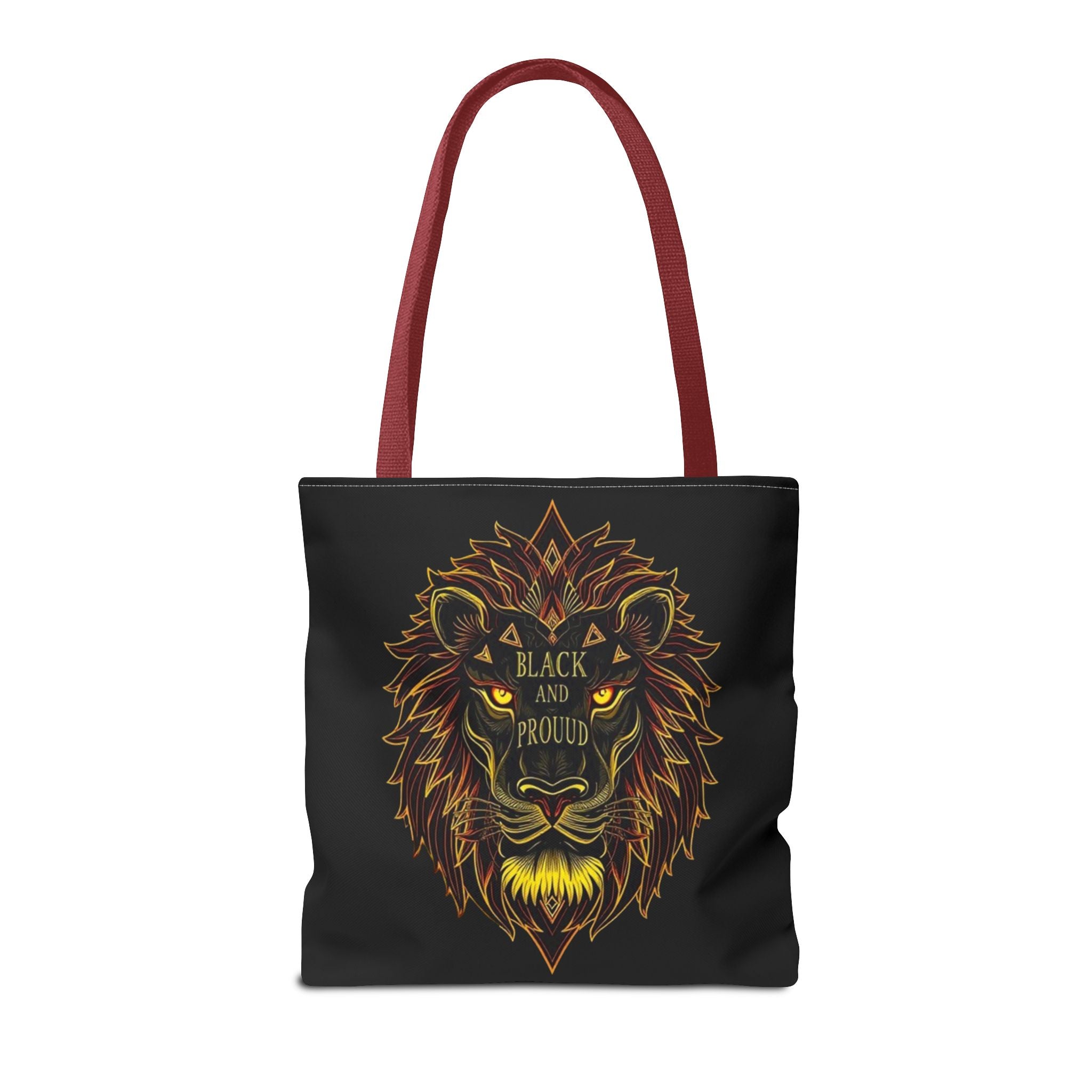 Black and Proud Lion Tote Bag