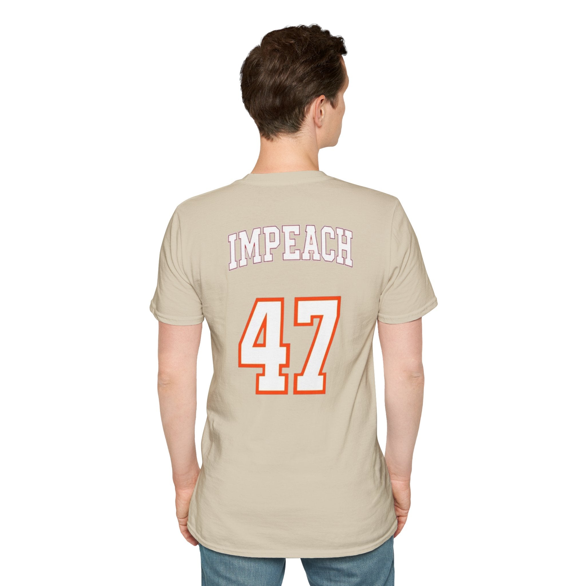 American Patriots Unisex Softstyle T-Shirt - Impeach 47 Graphic Tee