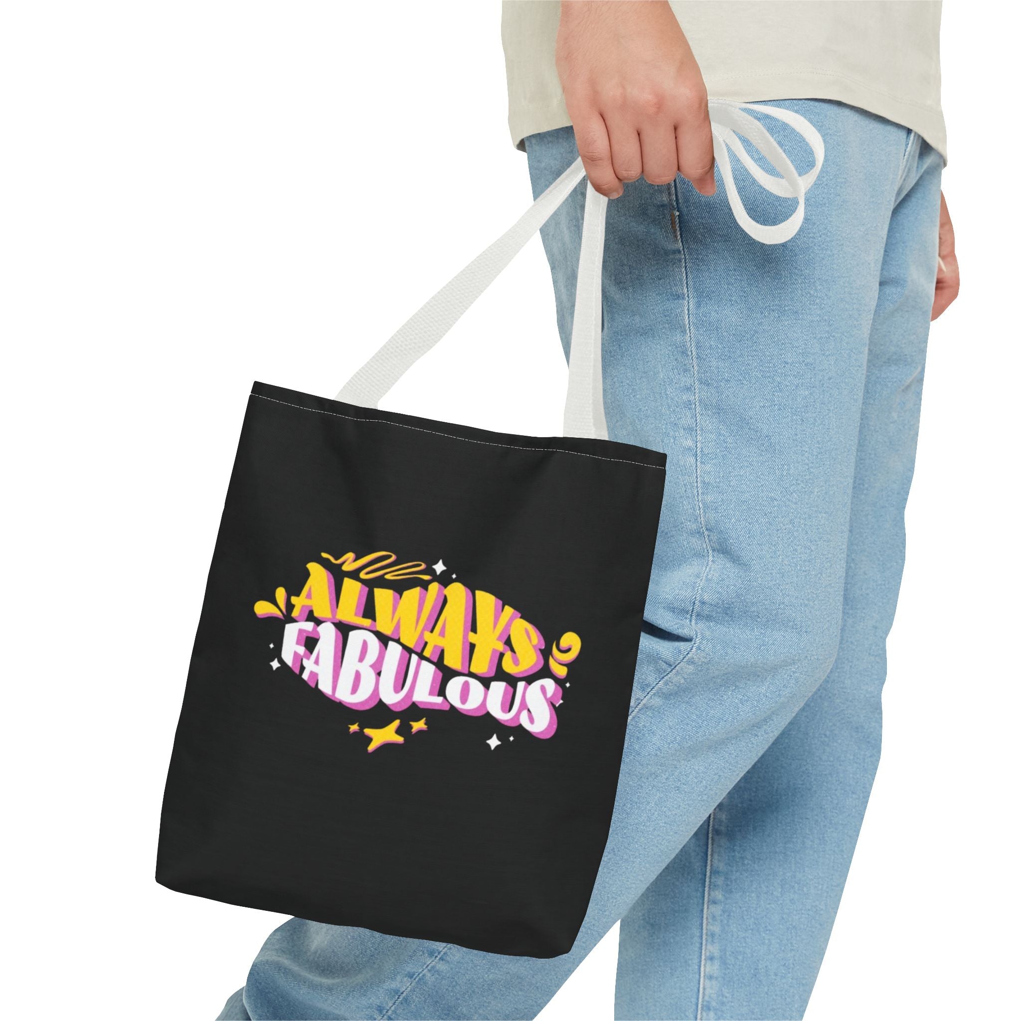 Always Fabulous Text Design tote bag
