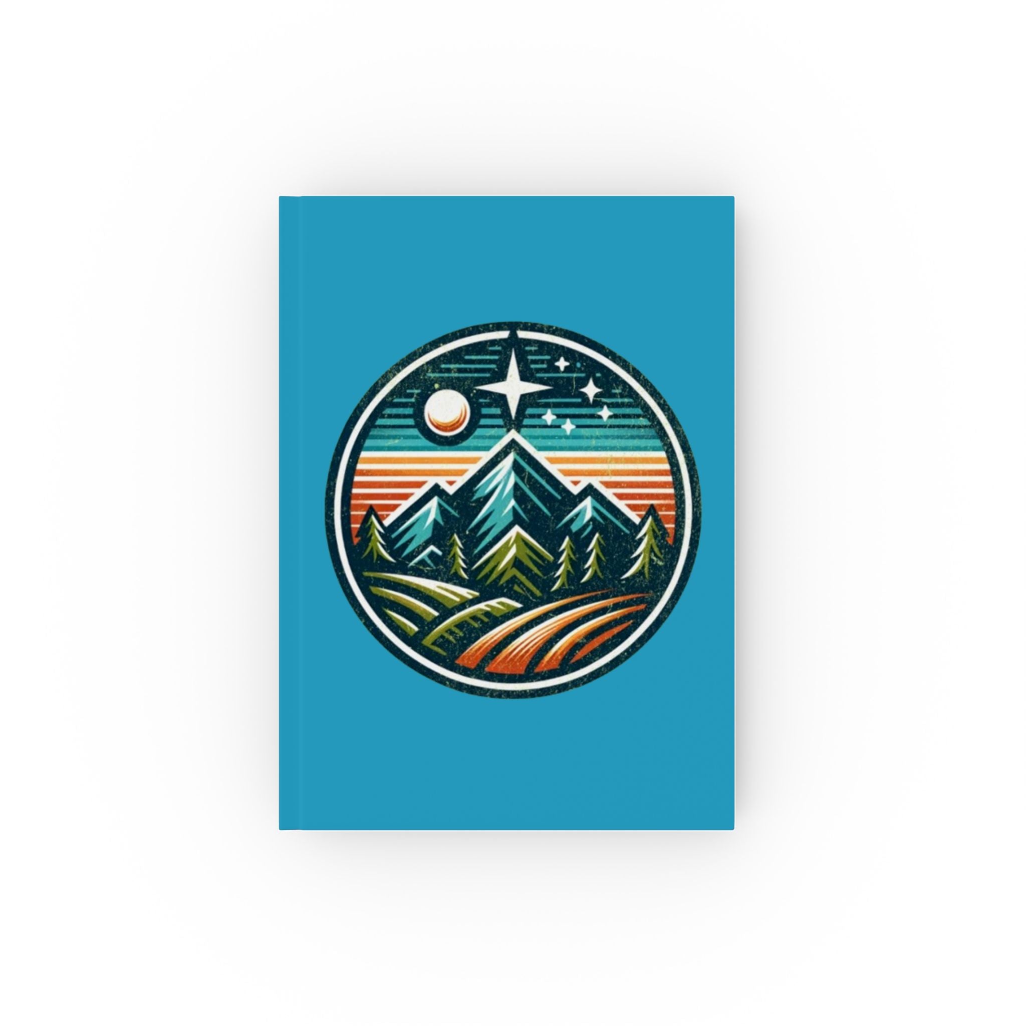 Blue Mountain Sketch Hard Backed Journal - Perfect for Gifts, Journaling, and Celebrations