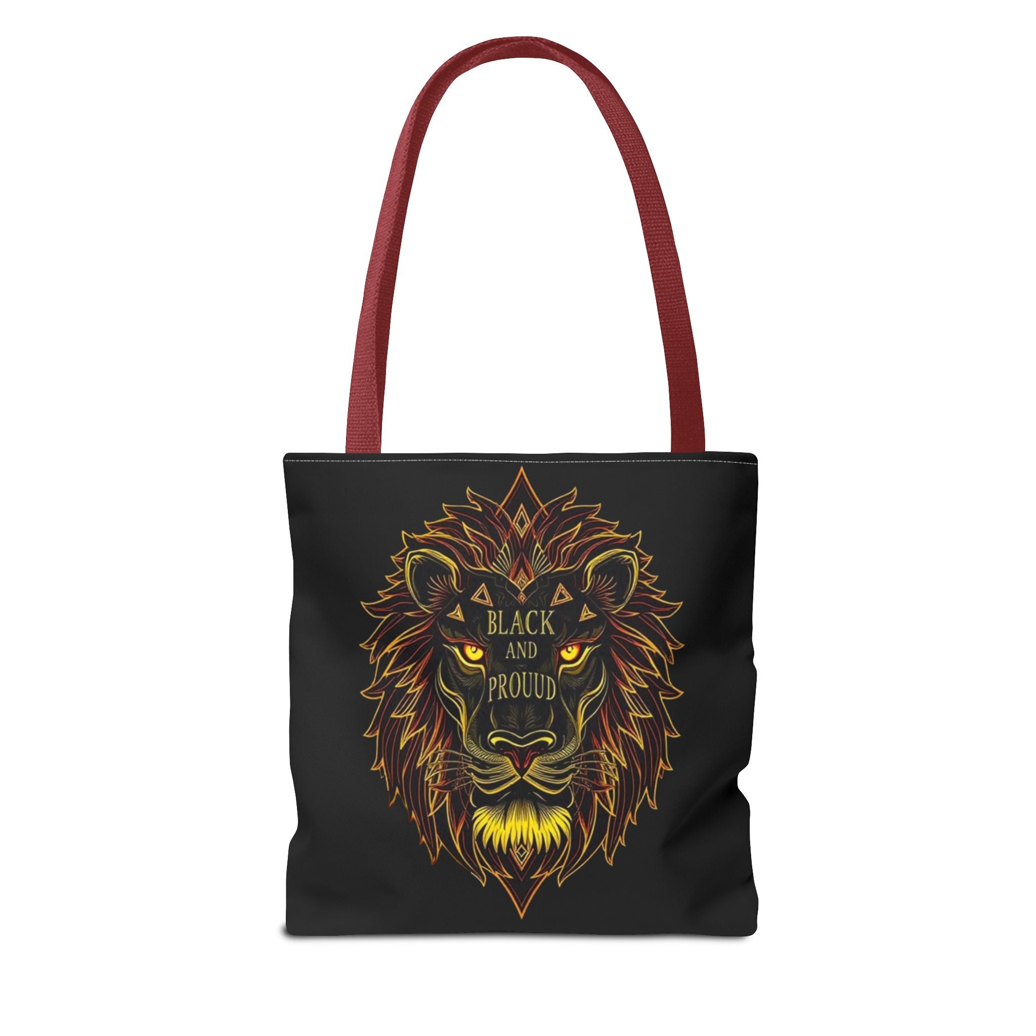 Black and Proud Lion Tote Bag