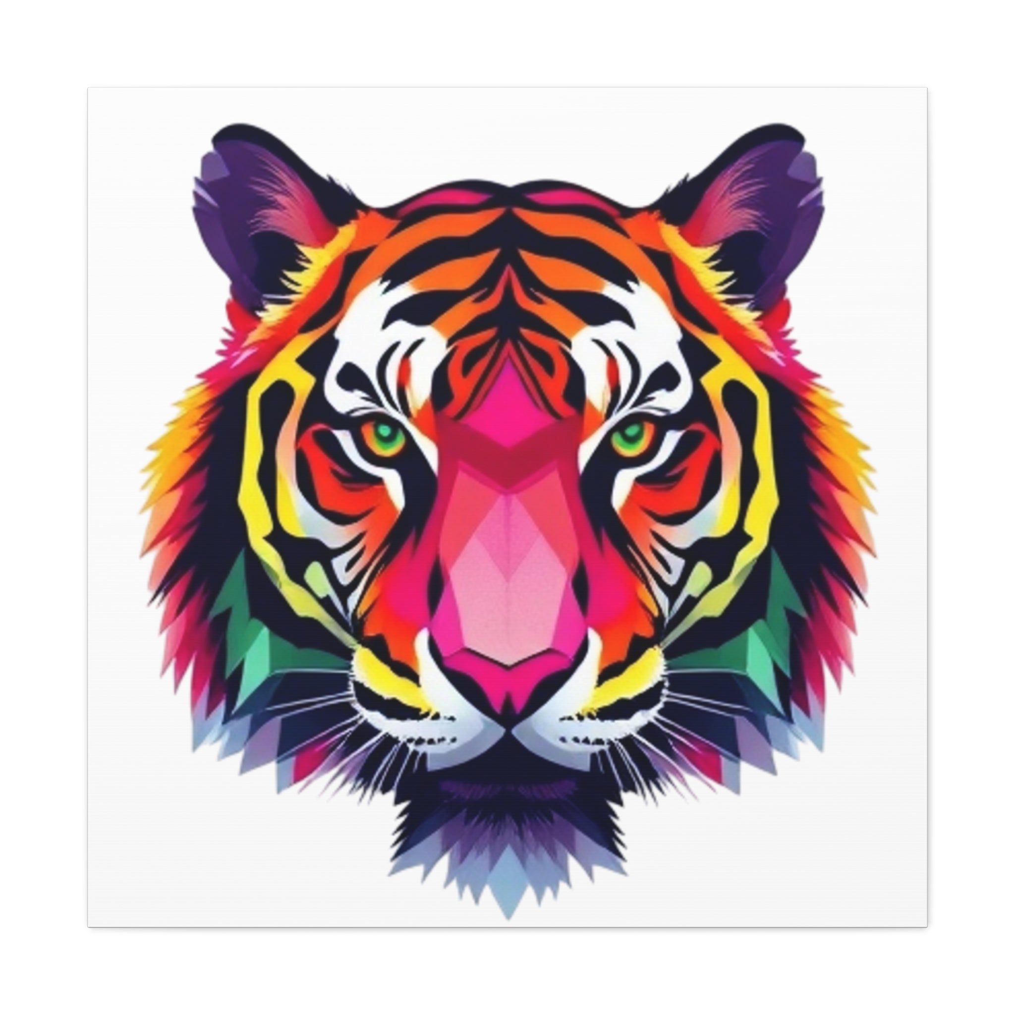 Colorful Tiger Canvas Art - Vibrant Wall Decor for Animal Lovers