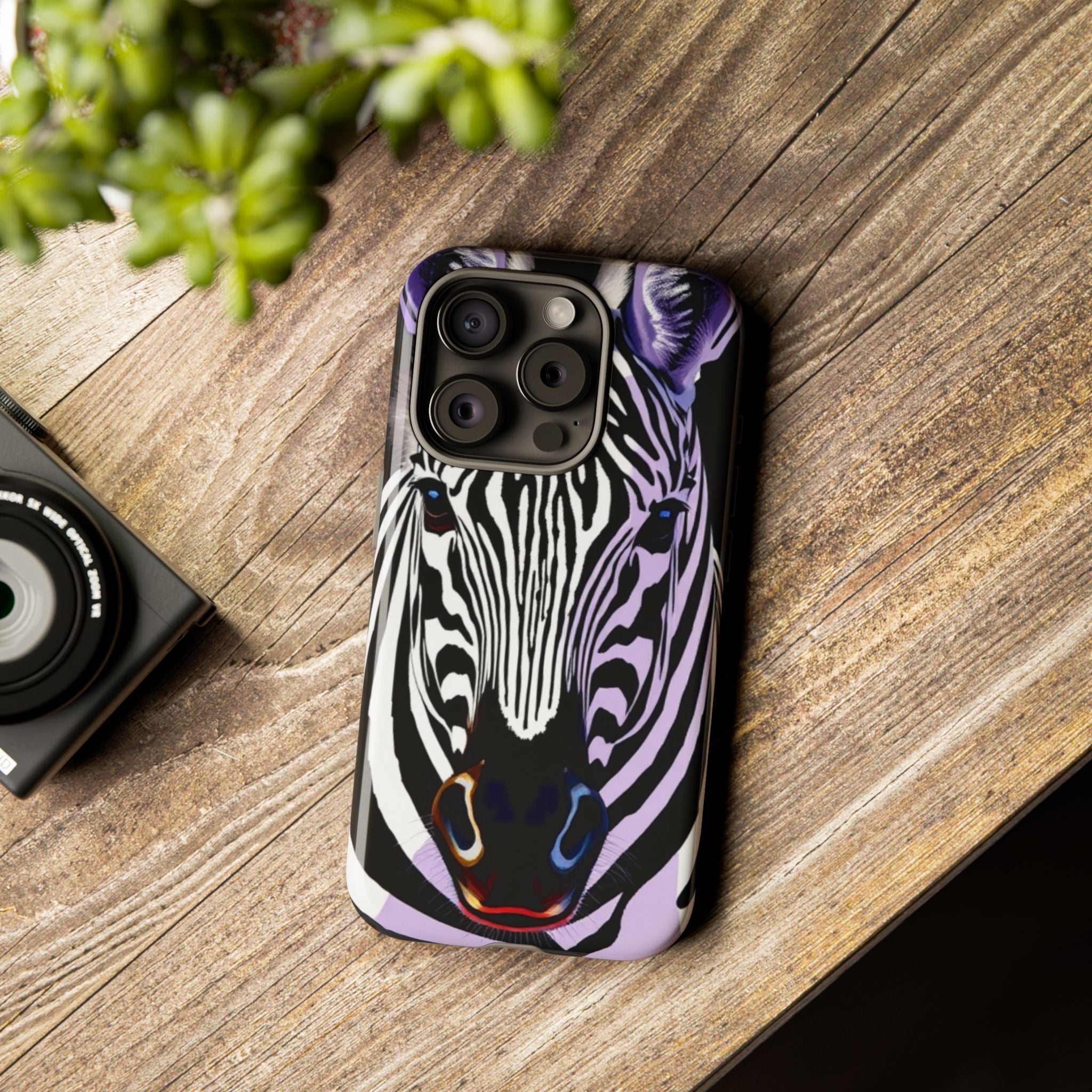 Android OR iPhone Compatible Cases - Zebra Design - Unique Tough Cases