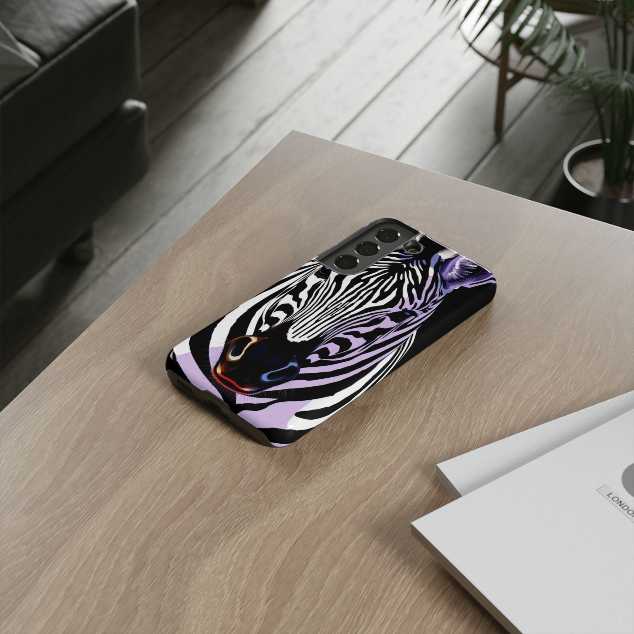 Android OR iPhone Compatible Cases - Zebra Design - Unique Tough Cases