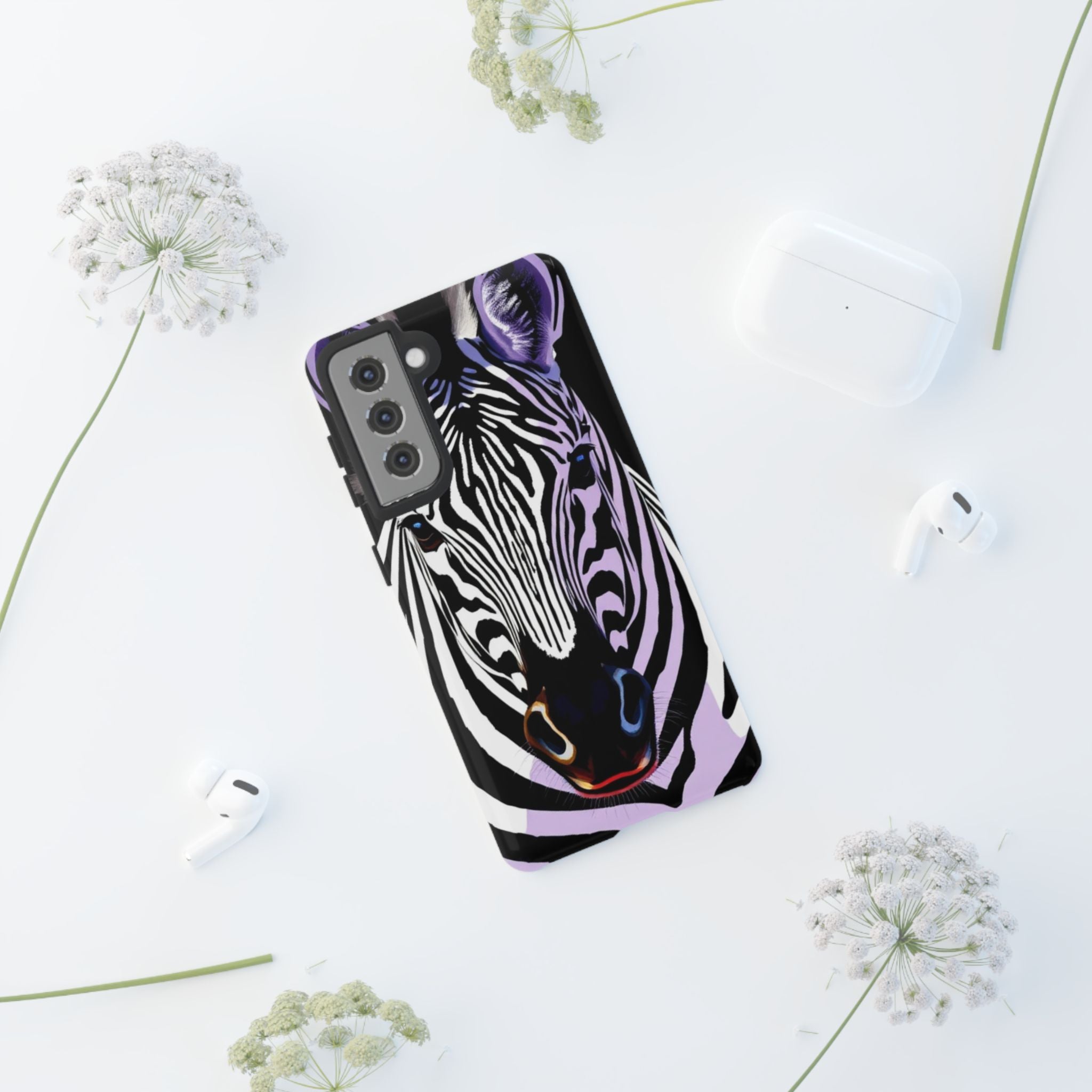 Android OR iPhone Compatible Cases - Zebra Design - Unique Tough Cases