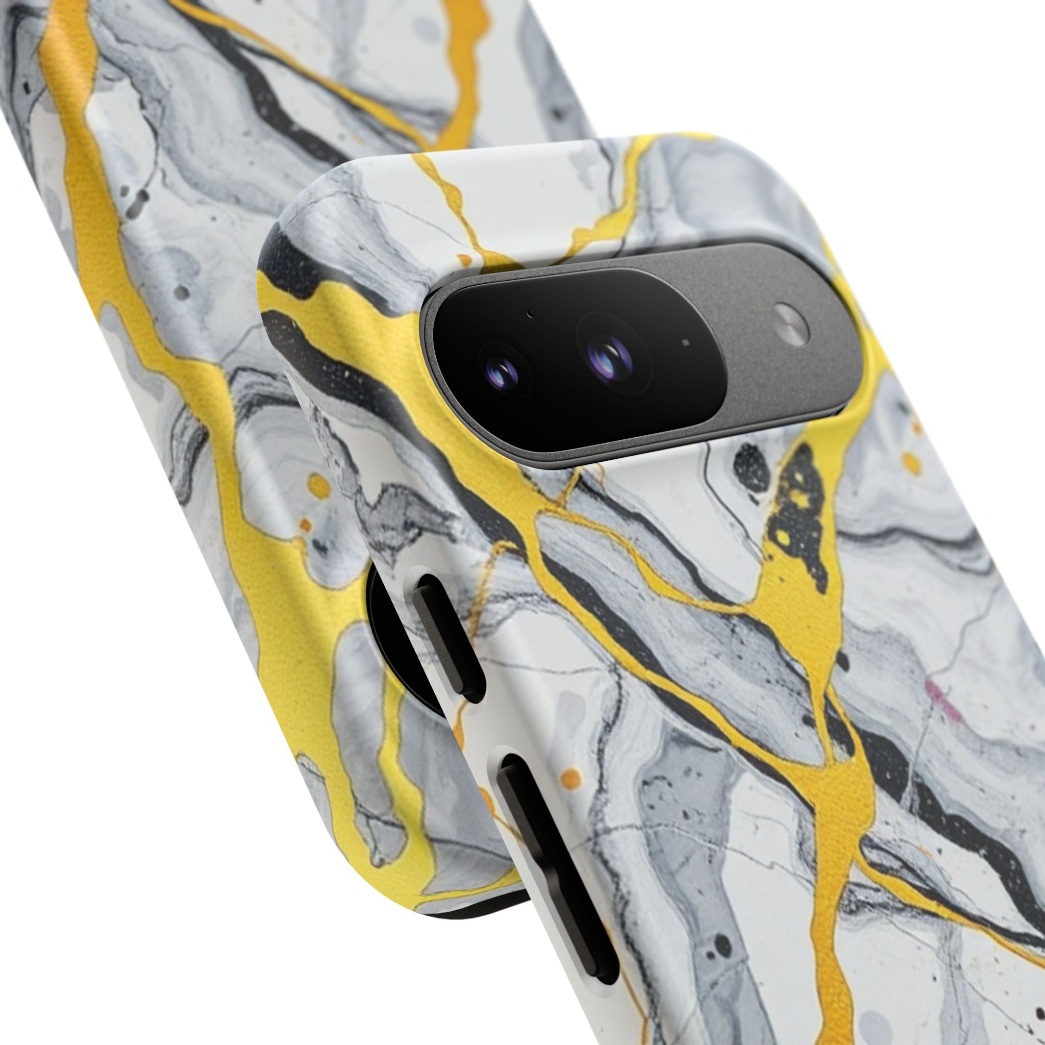 Beautiful Marble and Gold Design Tough Cases For Android & iPhone