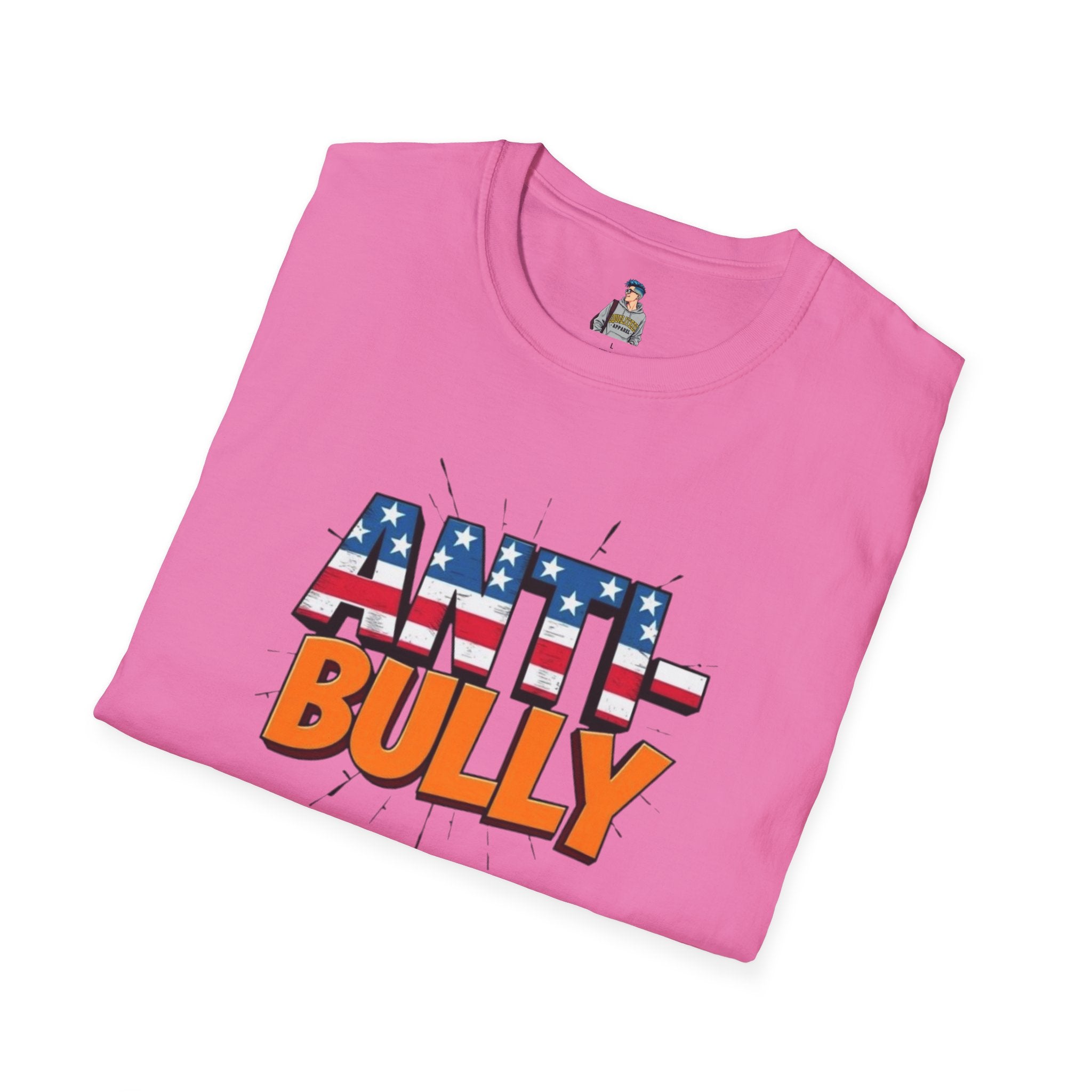 Anti-Bully Unisex Softstyle T-Shirt - Support Anti-Bullying Awareness