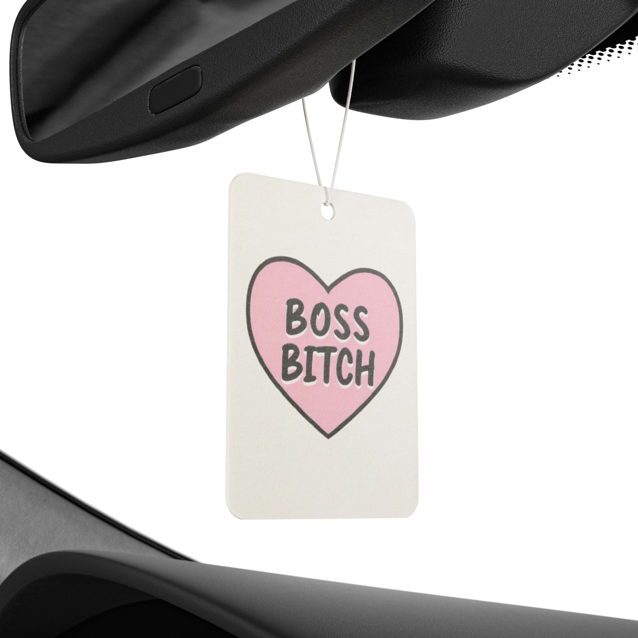Boss Bitch Funny Bold Car Air Freshener