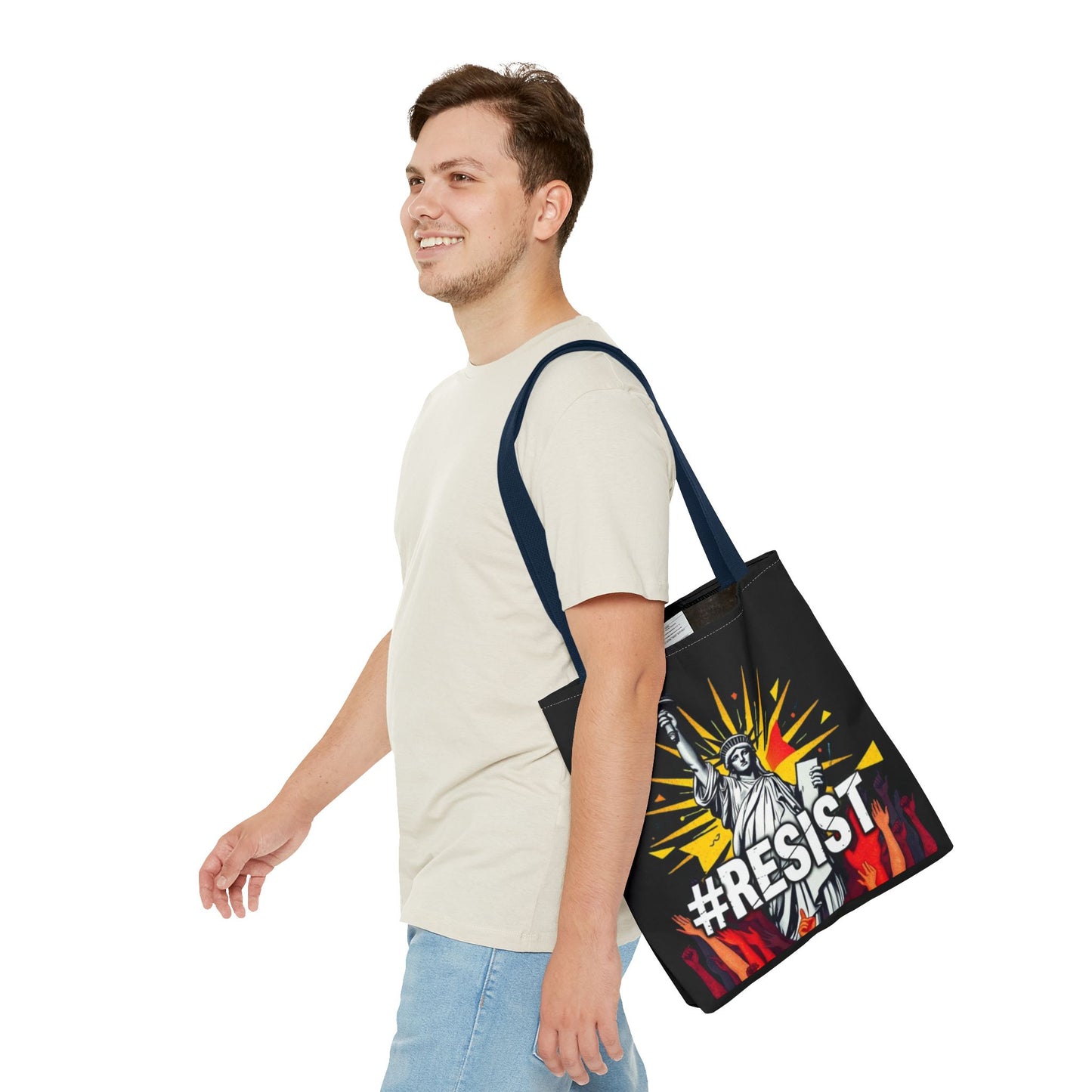 #RESIST With Lady Liberty Tote Bag