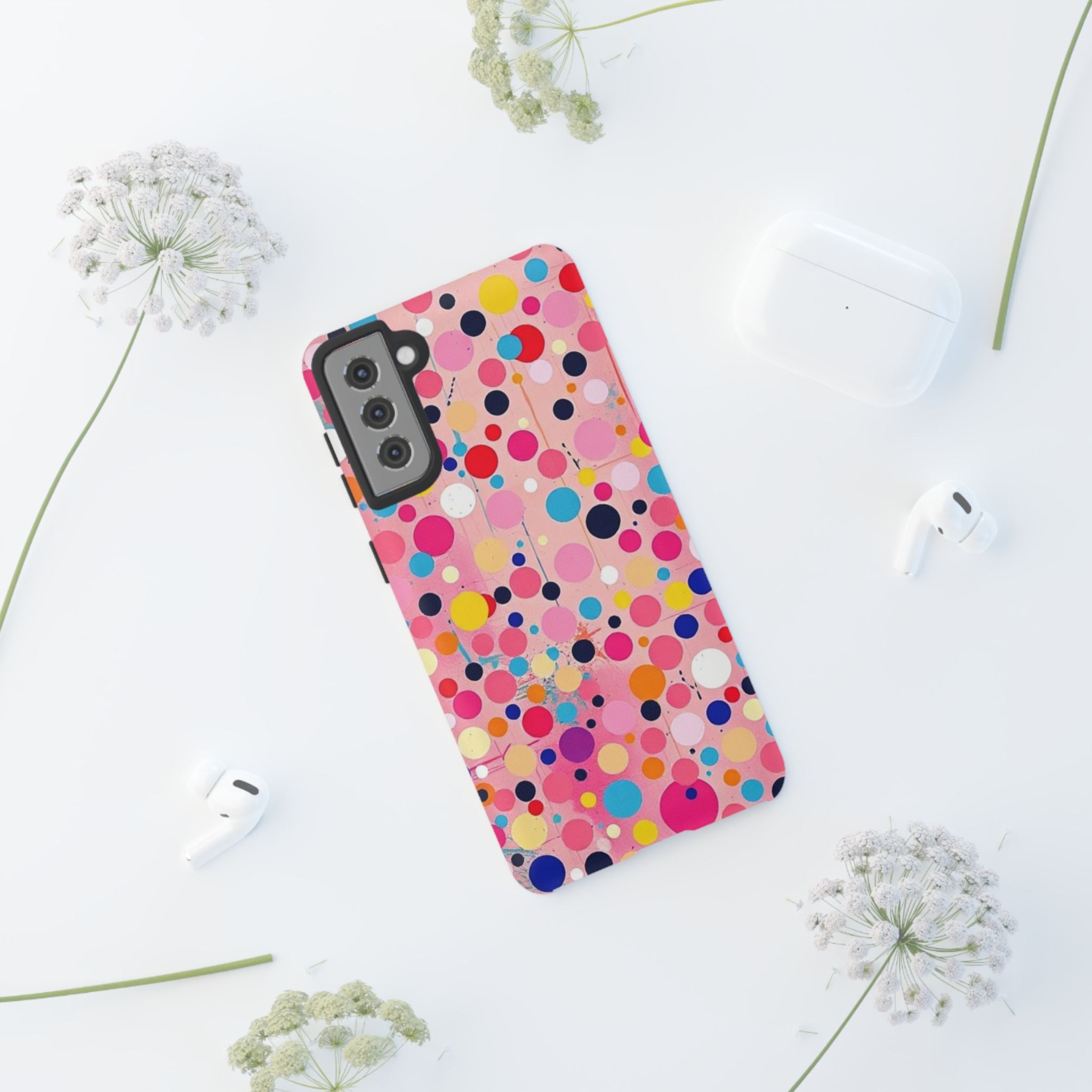 Colorful Dots & Spots Tough Cases For Android & iPhone