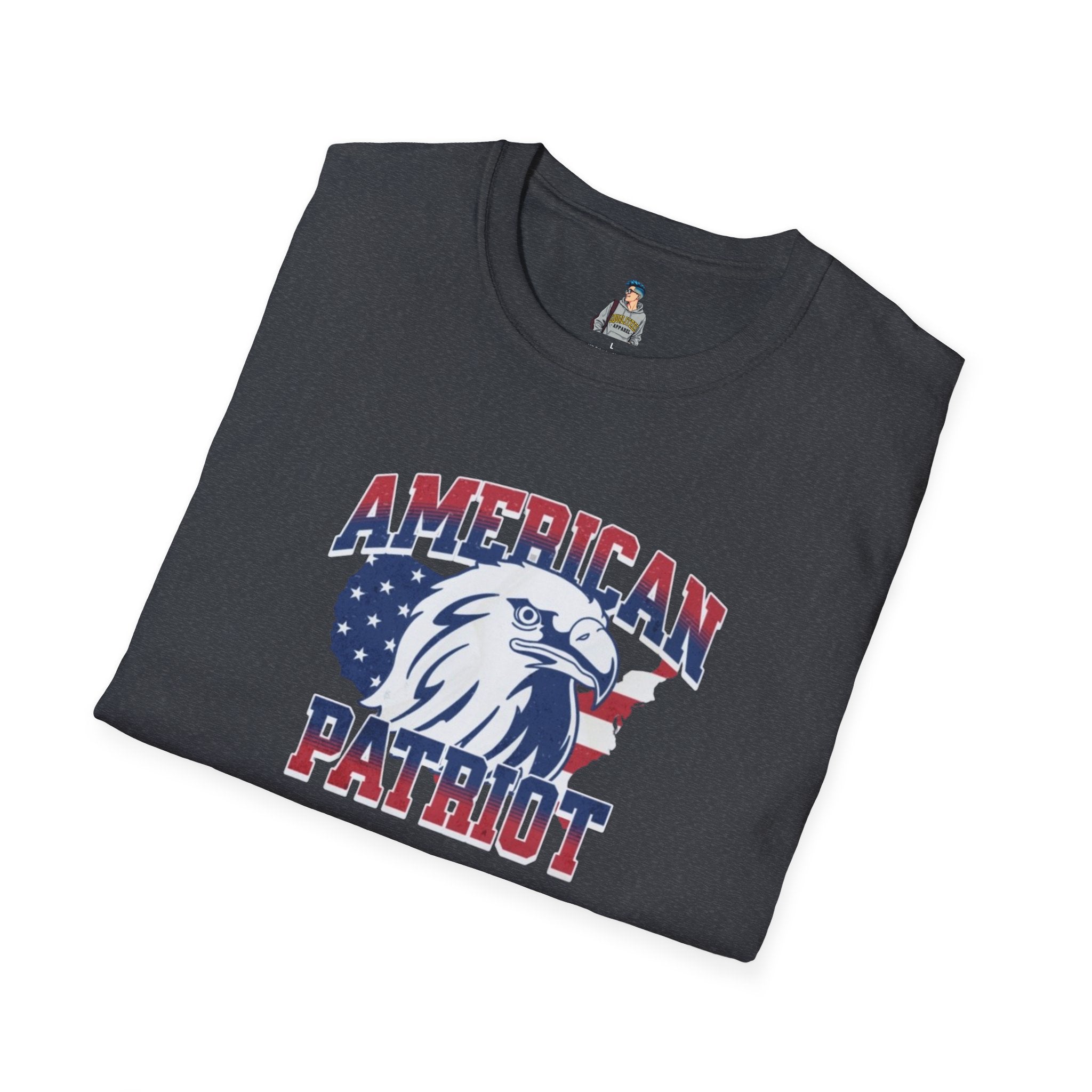 American Patriot - Keep Immigrants Deport Fascists Unisex T-Shirt - Celebrate Freedom & Diversity
