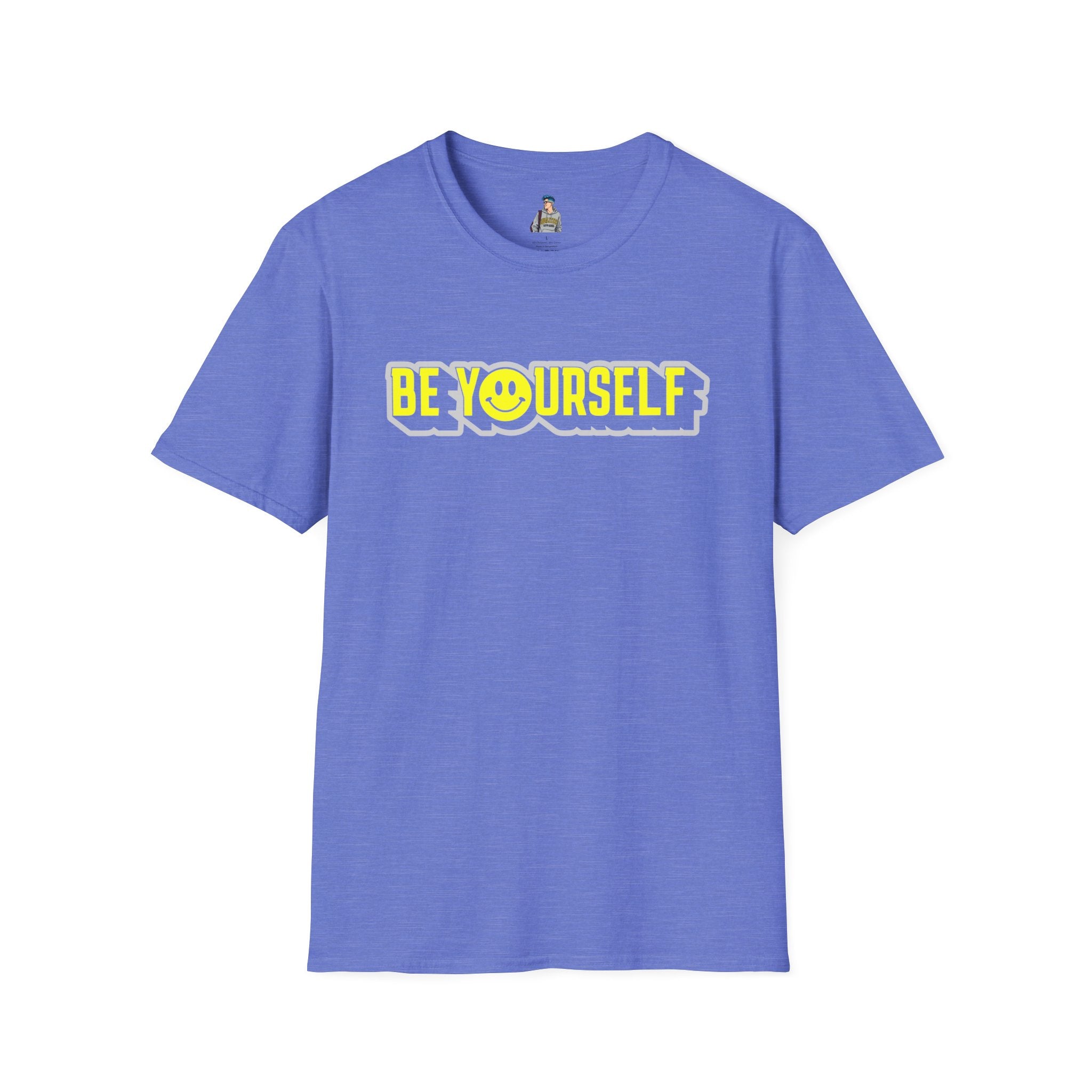Be Yourself Smiley Unisex Softstyle T-Shirt