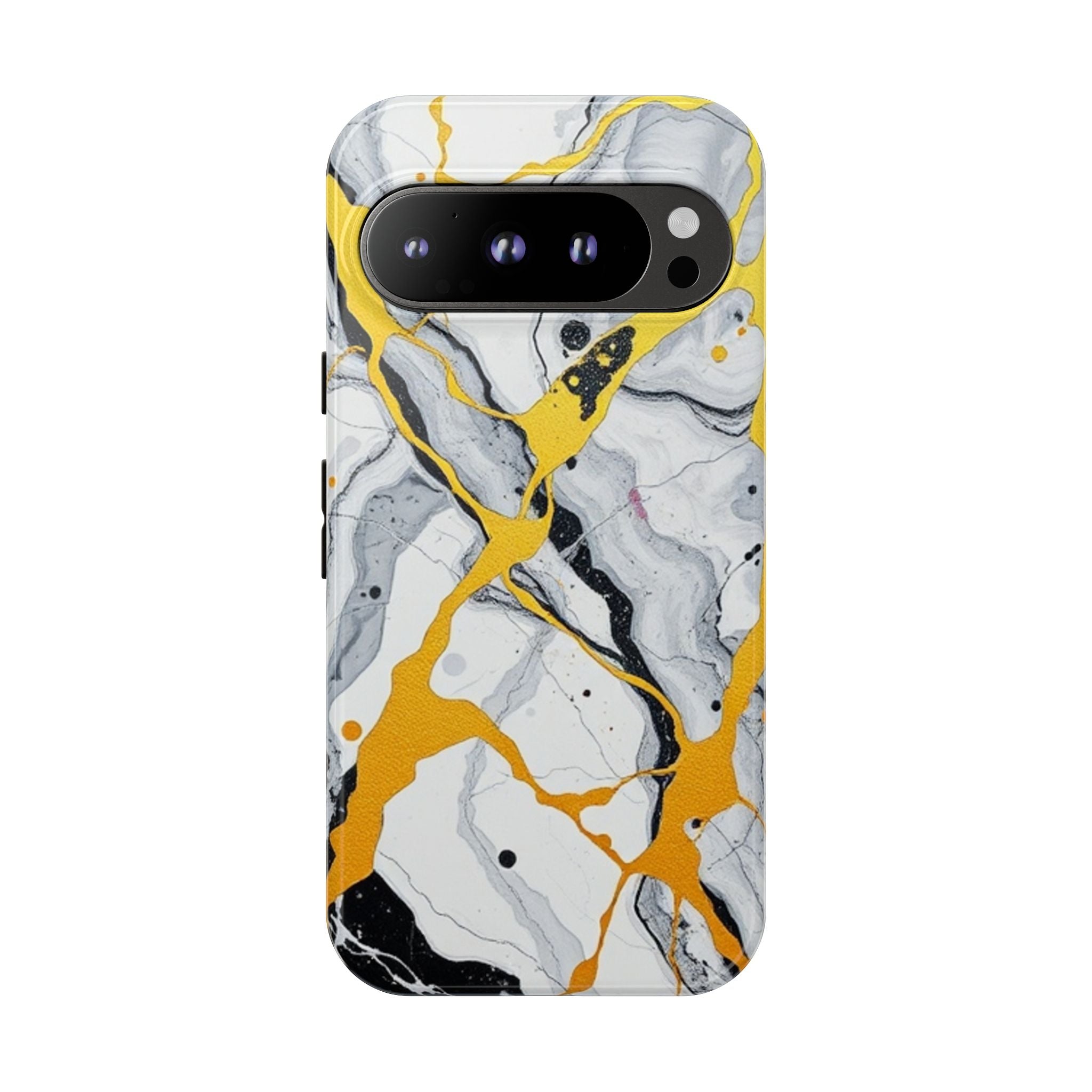 Beautiful Marble and Gold Design Tough Cases For Android & iPhone