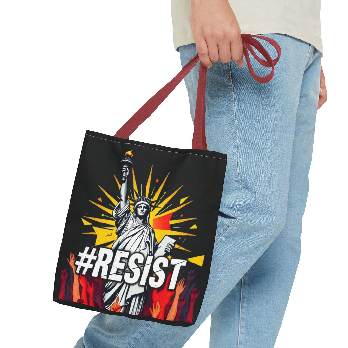 #RESIST With Lady Liberty Tote Bag