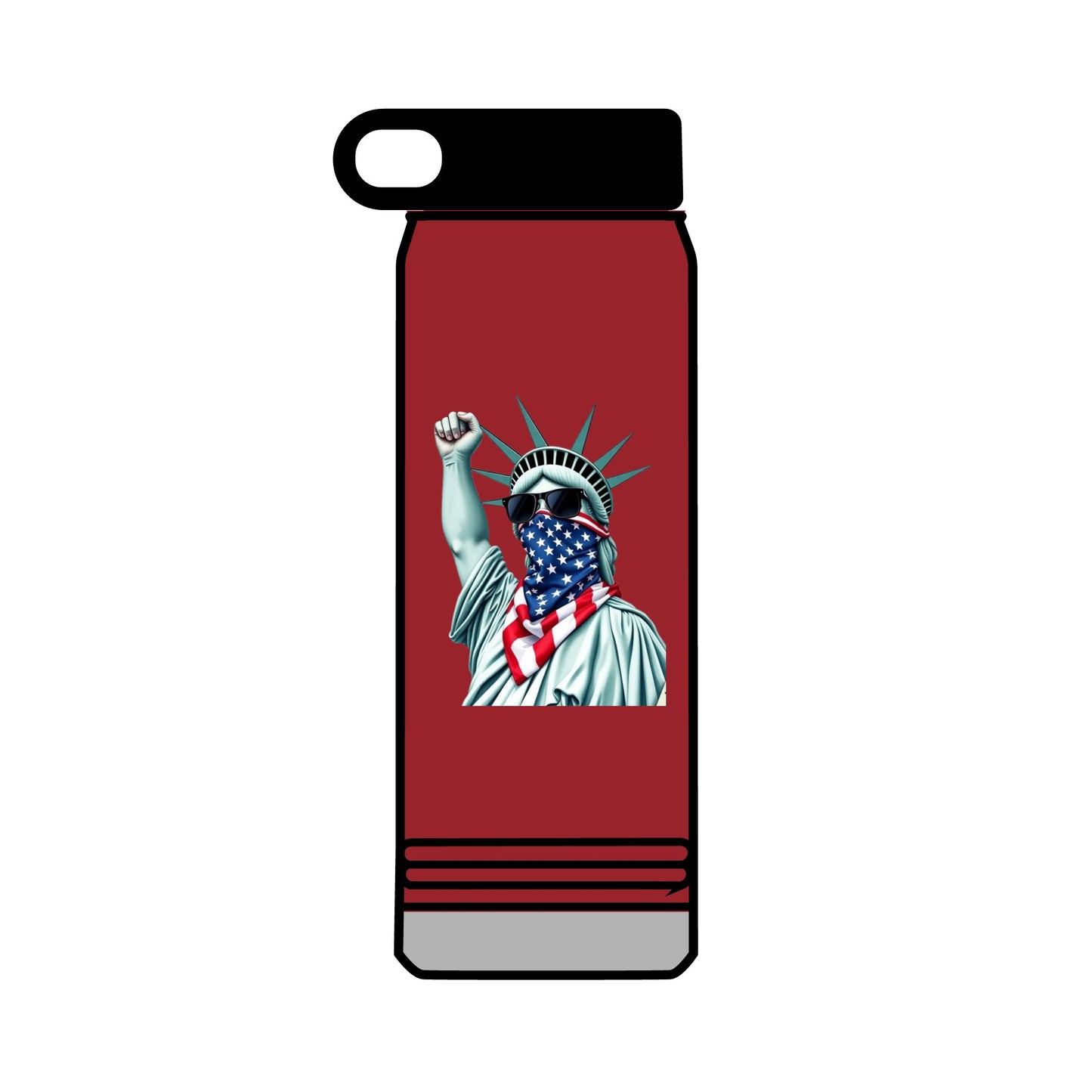 32oz Water Bottle #RESIST with Lady Liberty