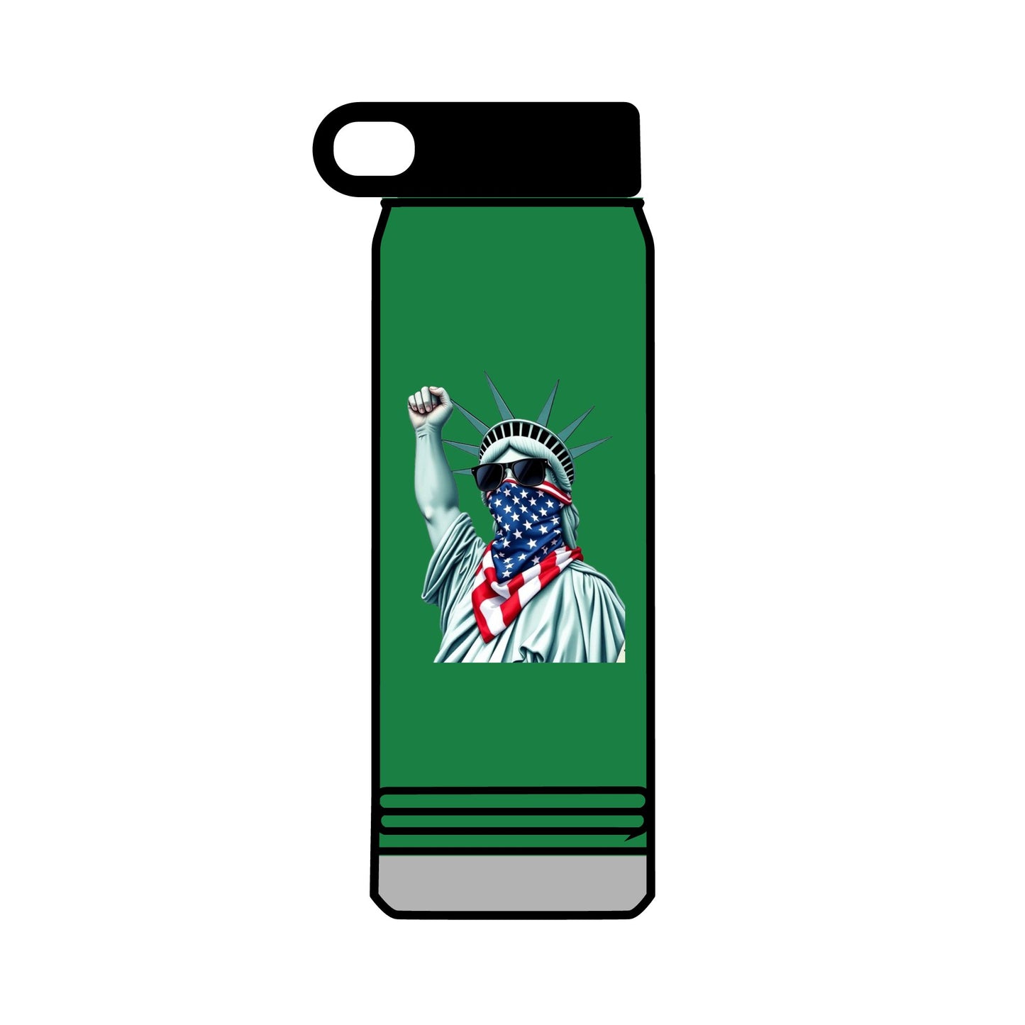 32oz Water Bottle #RESIST with Lady Liberty