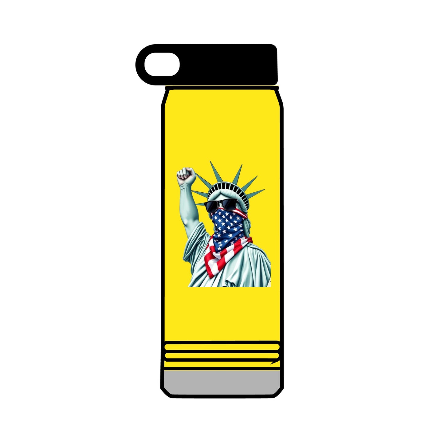 32oz Water Bottle #RESIST with Lady Liberty
