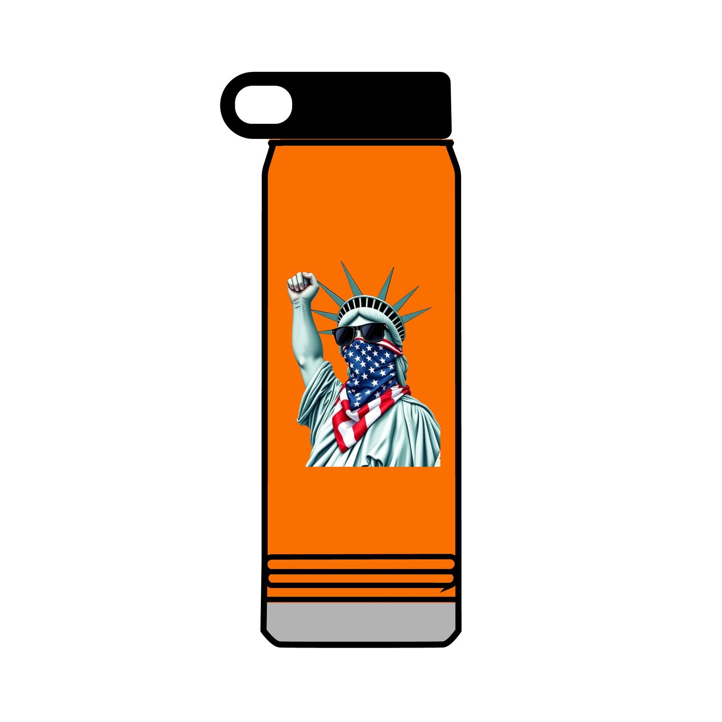32oz Water Bottle #RESIST with Lady Liberty