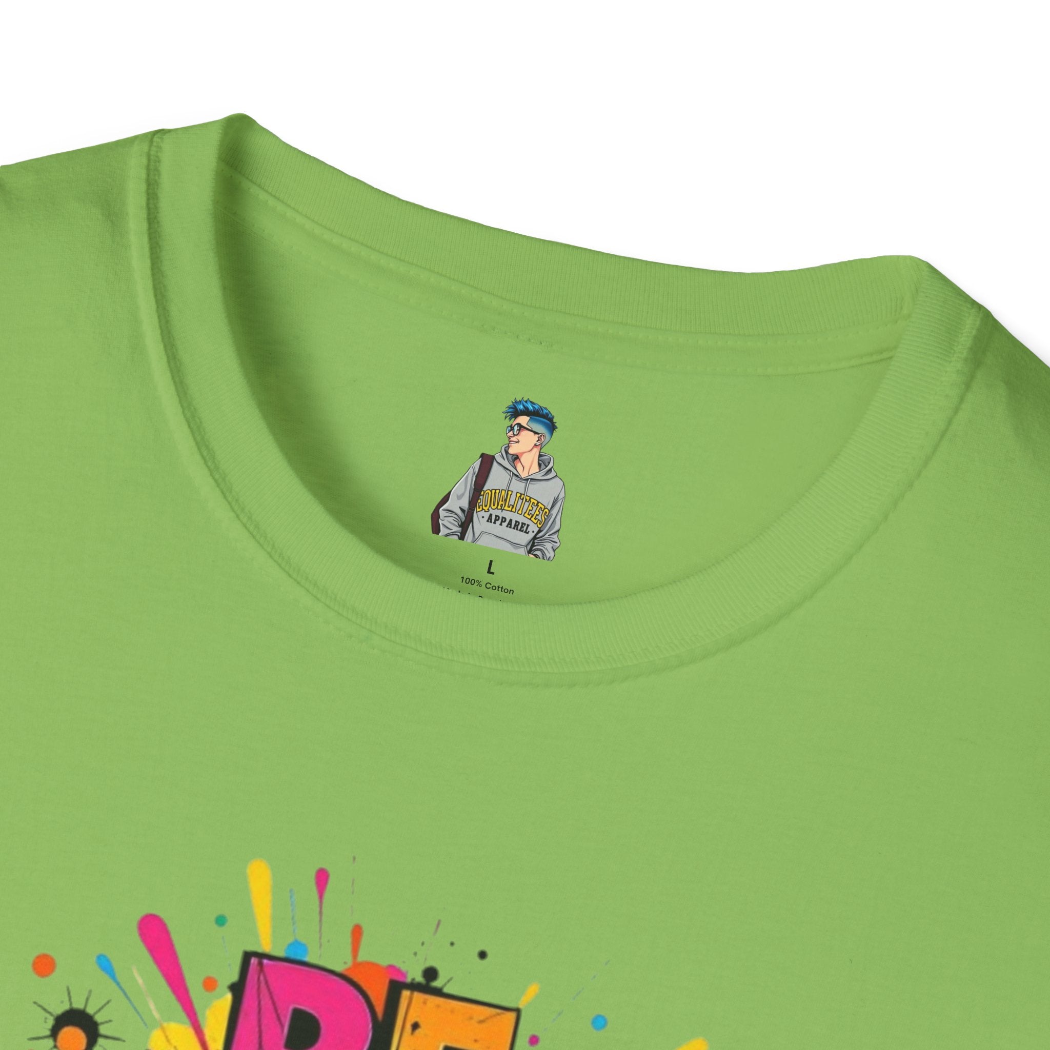 Be Weird Unisex Softstyle T-Shirt - Fun and Colorful Graphic Tee for Self-Expression