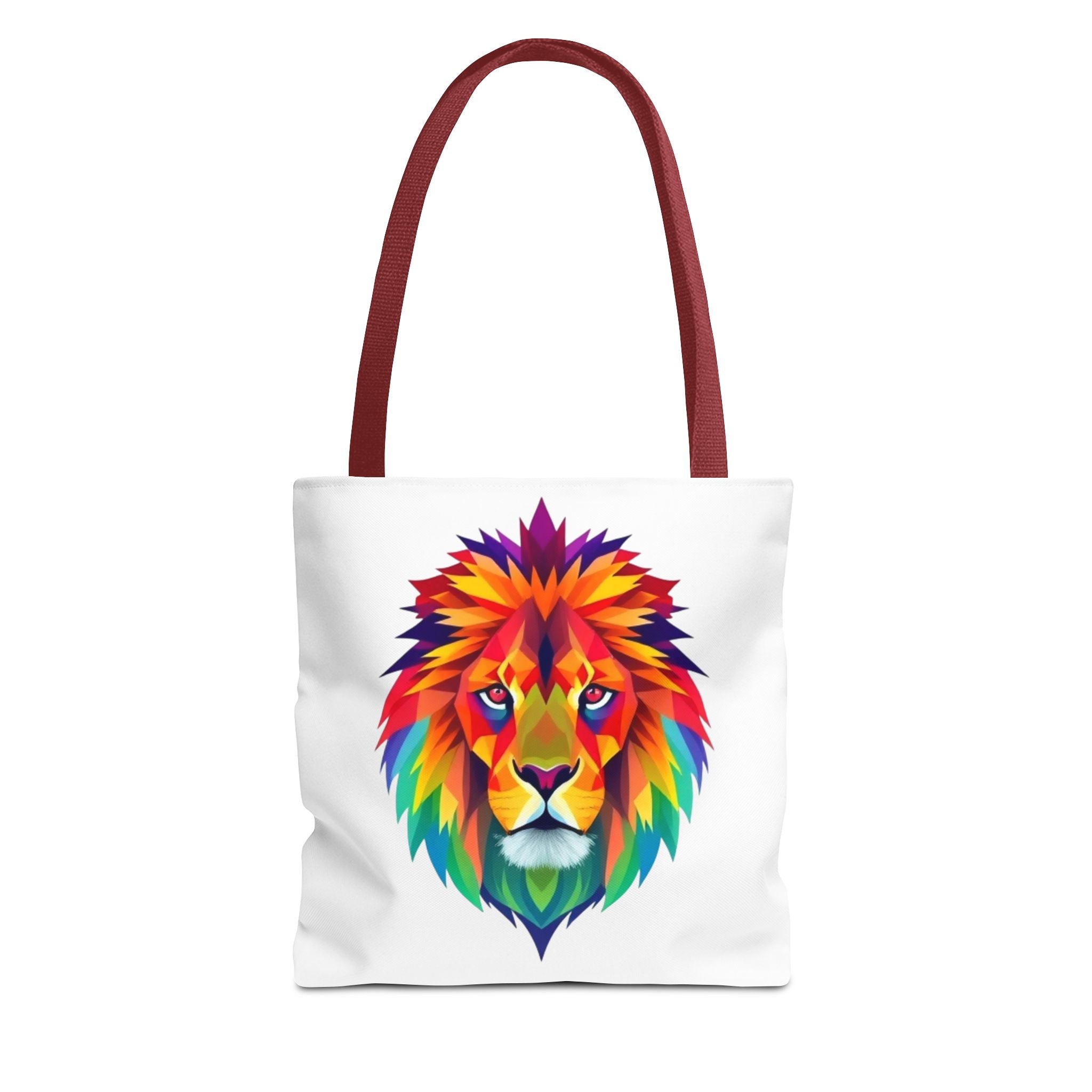 Colorful Fractal Lion Design - Tote Bag