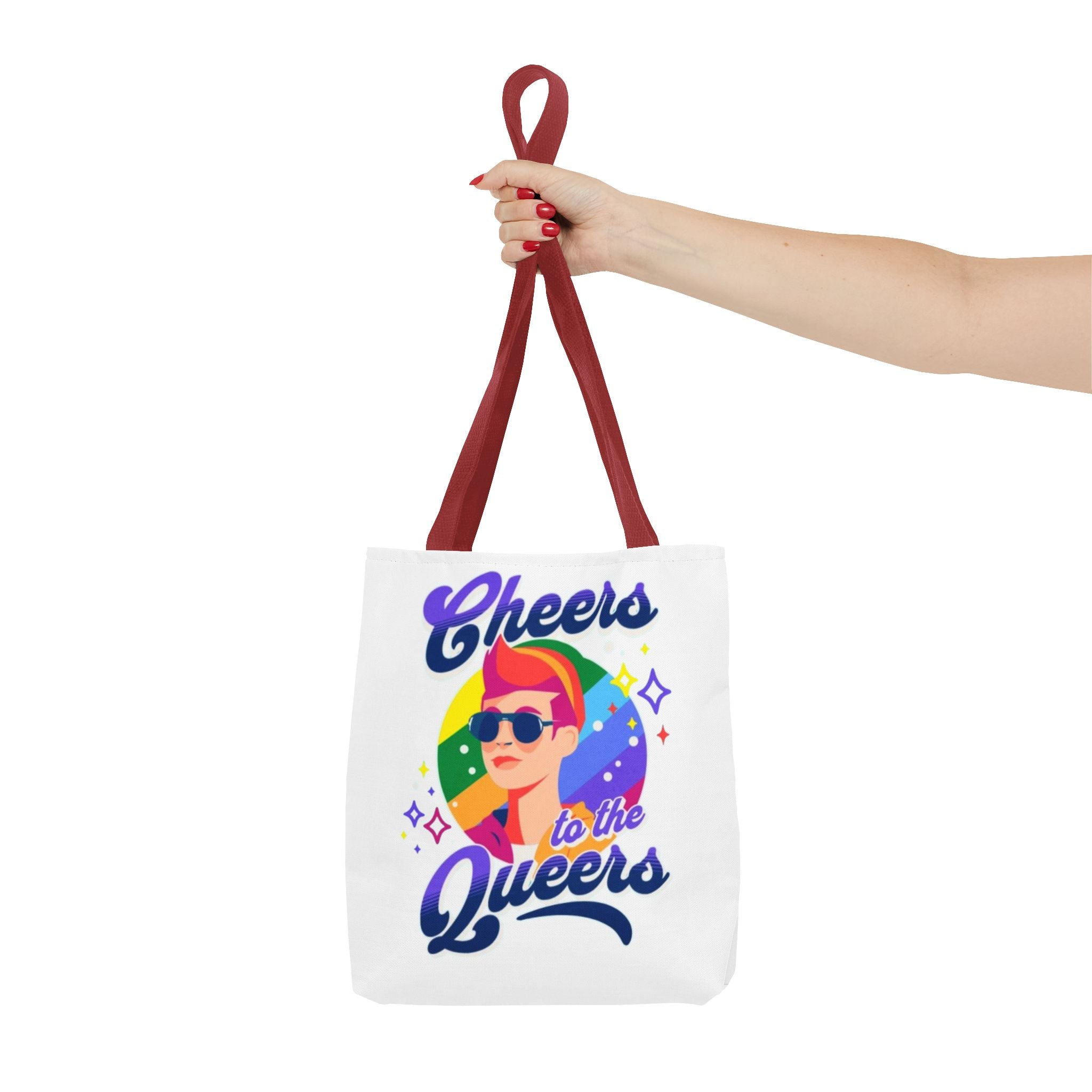 Cheers to the Queers Design LGBTQIA+ themed Tote bag