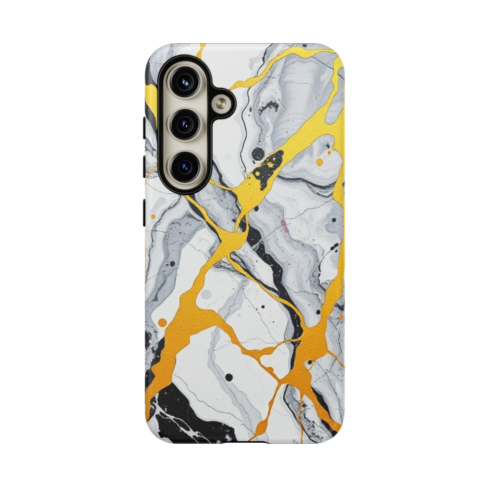 Beautiful Marble and Gold Design Tough Cases For Android & iPhone