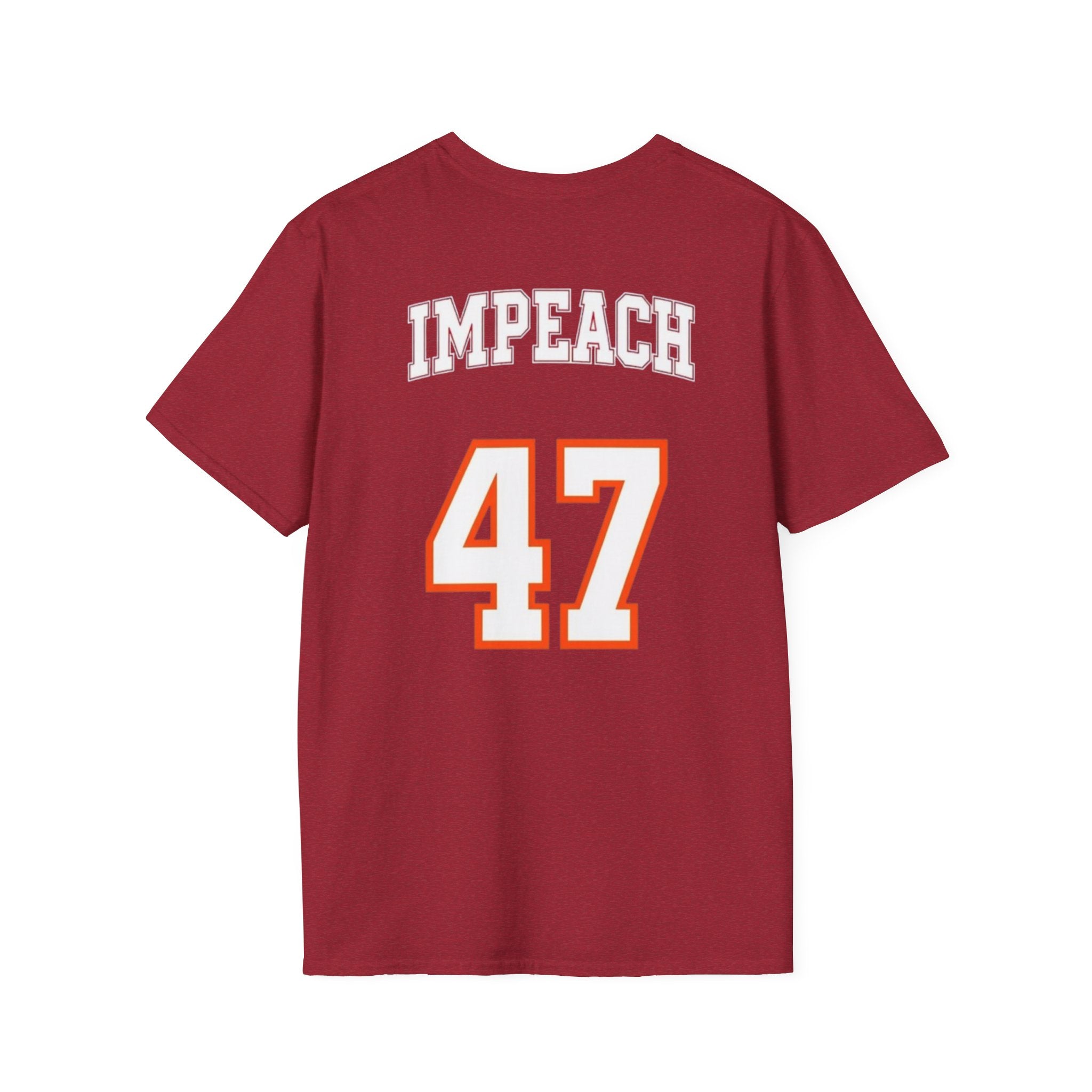 American Patriots Unisex Softstyle T-Shirt - Impeach 47 Graphic Tee