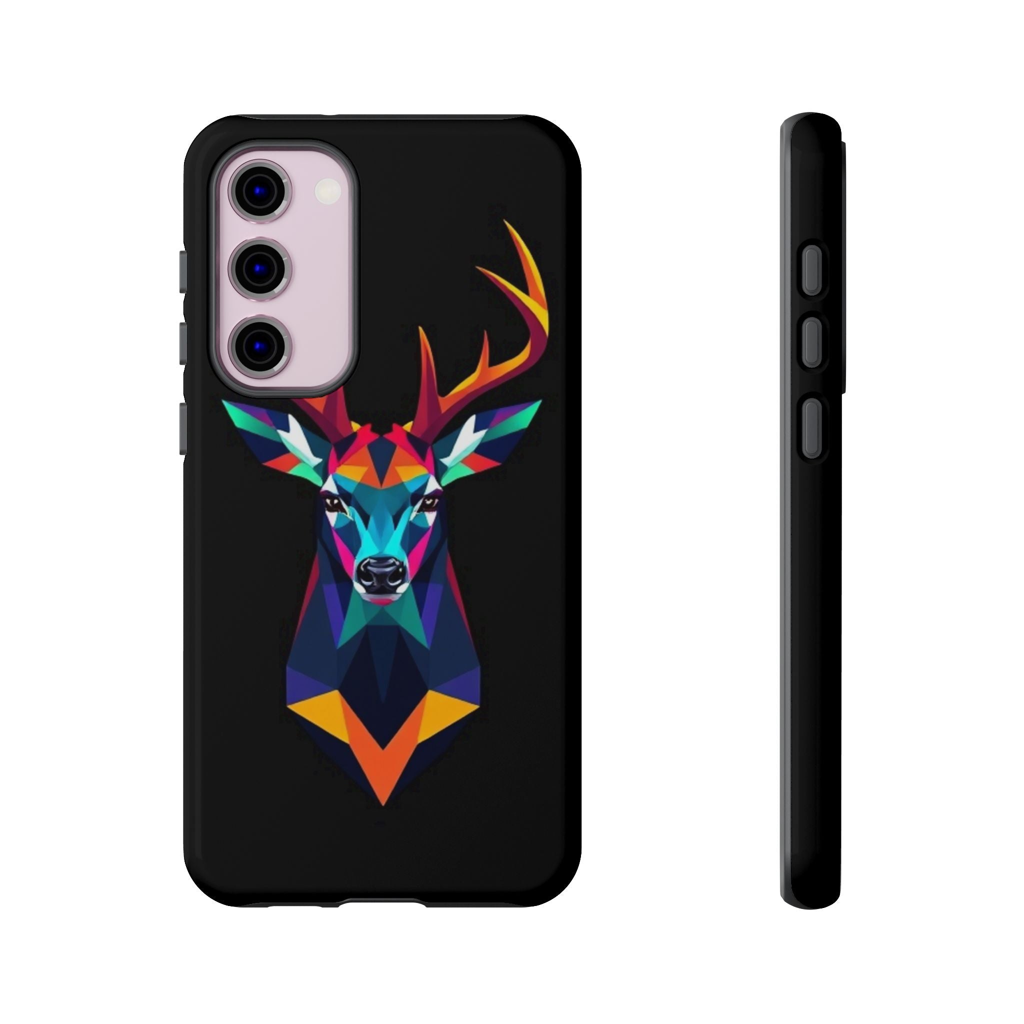 Colorful Fractal Deer Art Design Tough Case For Android & iPhone