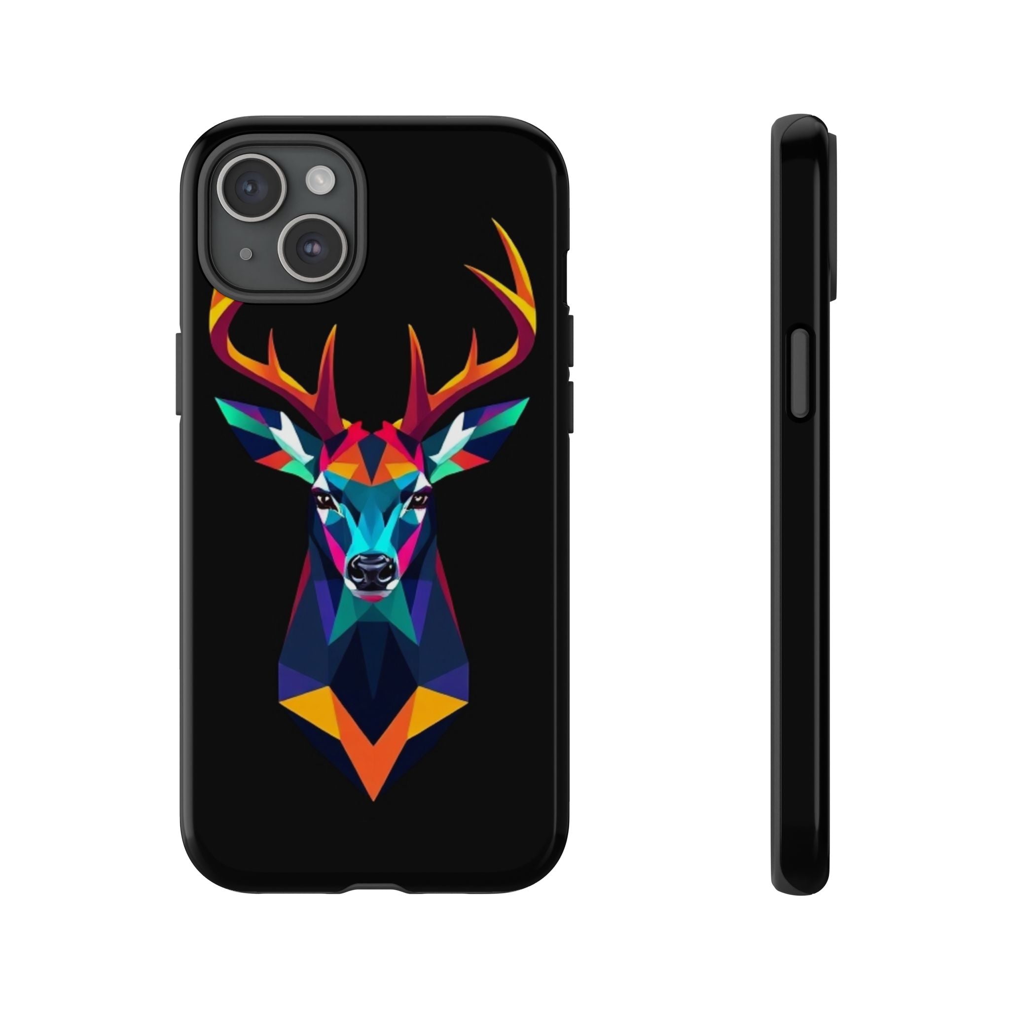 Colorful Fractal Deer Art Design Tough Case For Android & iPhone