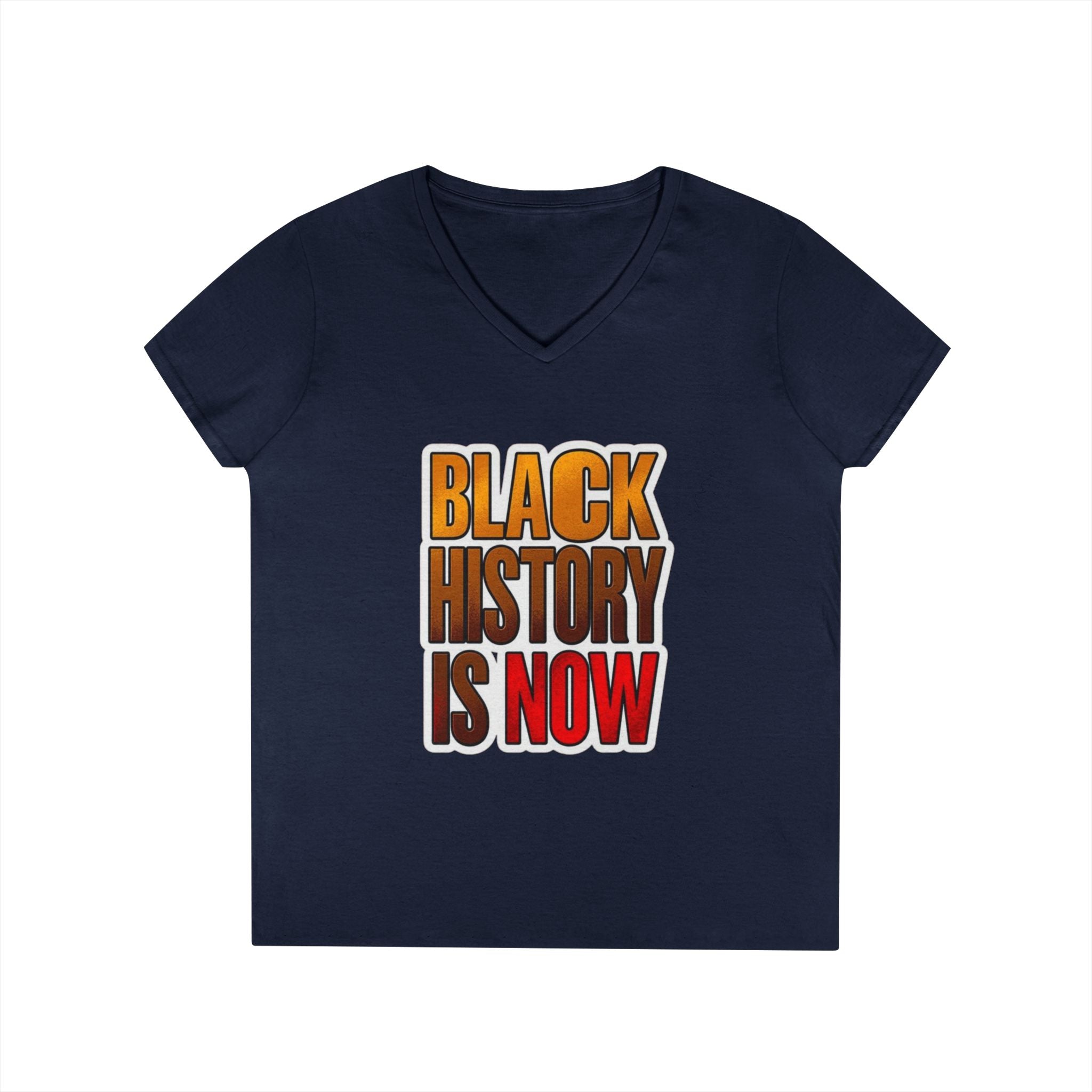 Empowerment V-Neck T-Shirt – Black History Is Now