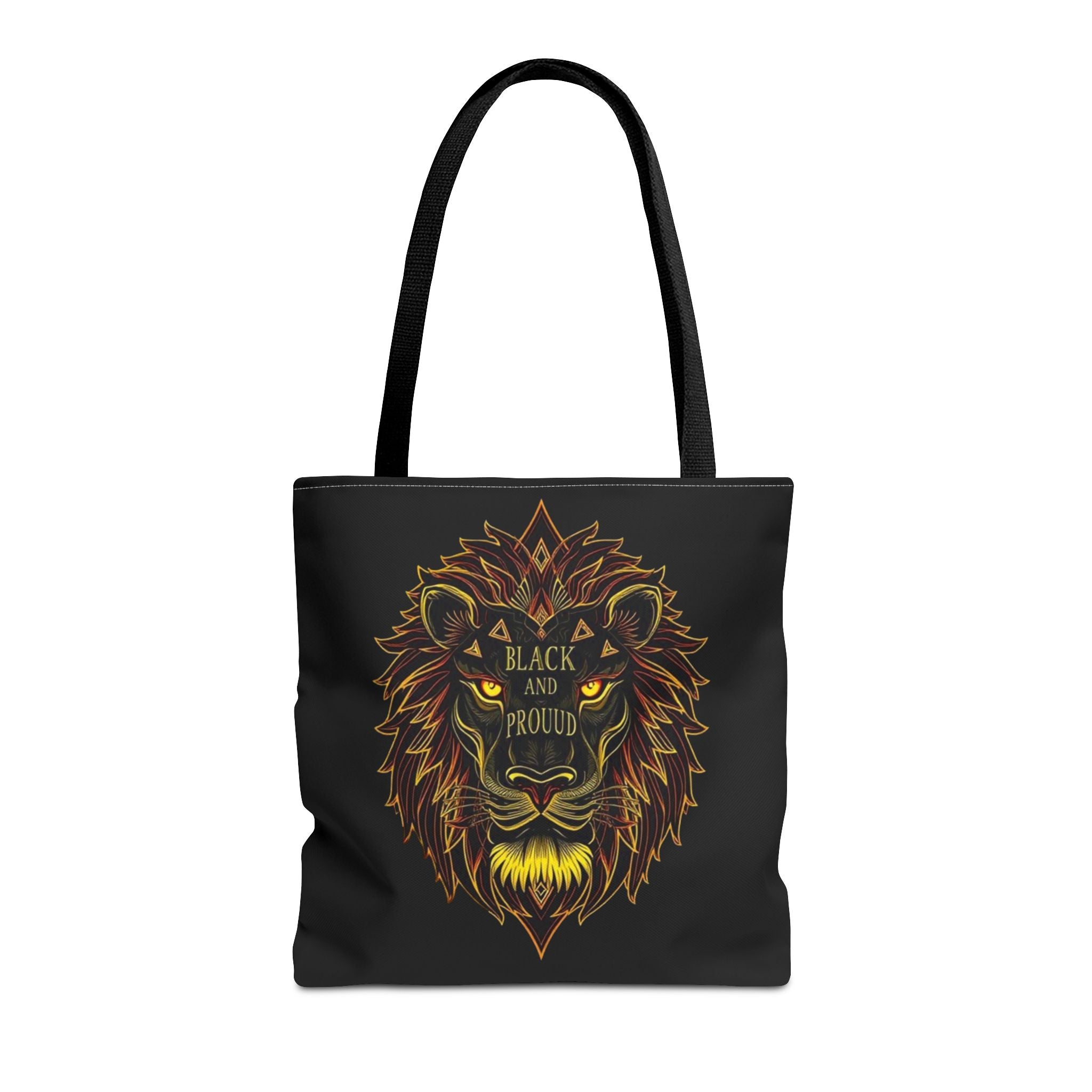 Black and Proud Lion Tote Bag