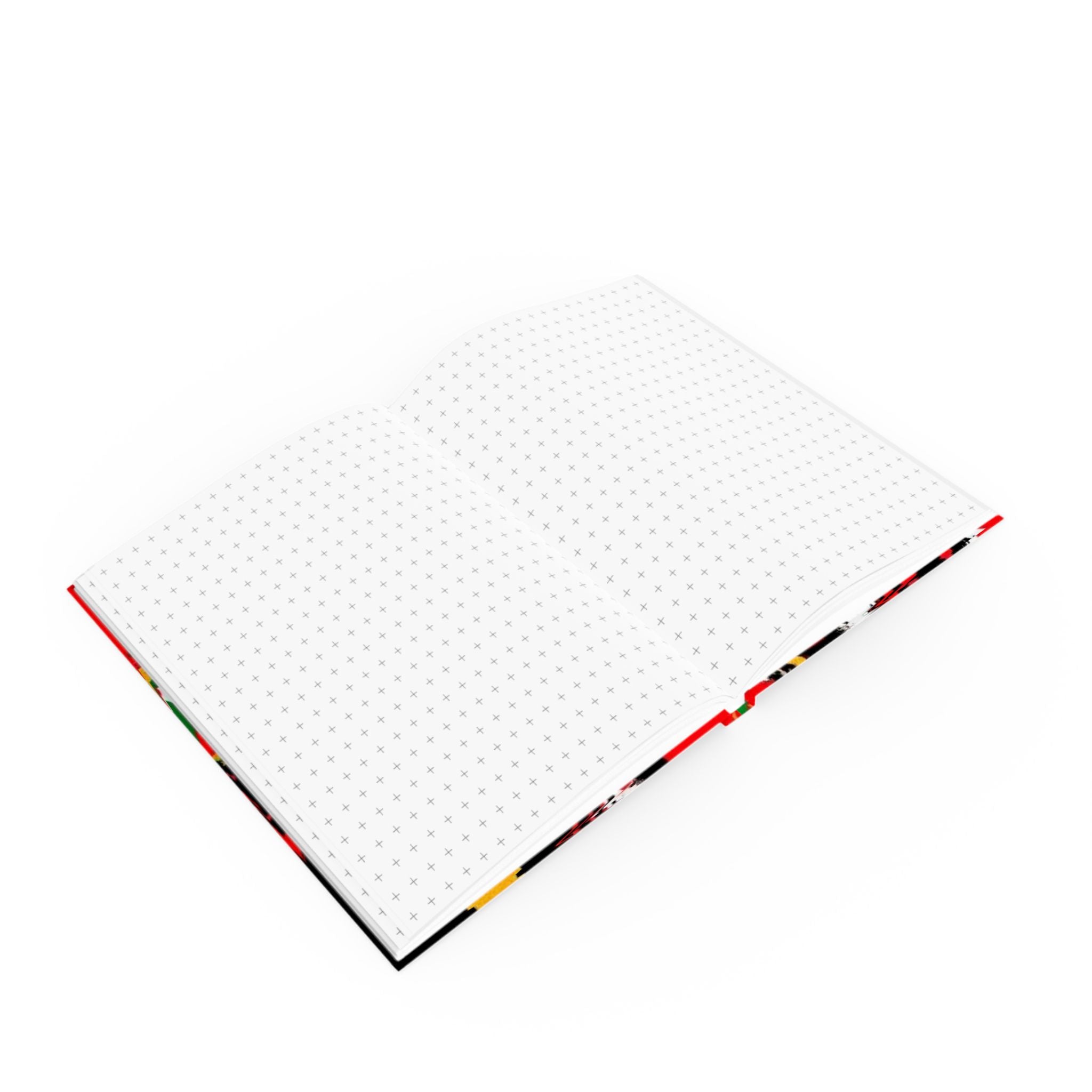 Abstract Pan-African Colors Design Hard Backed Journal - Perfect for Gifts, Journaling, and Celebrations