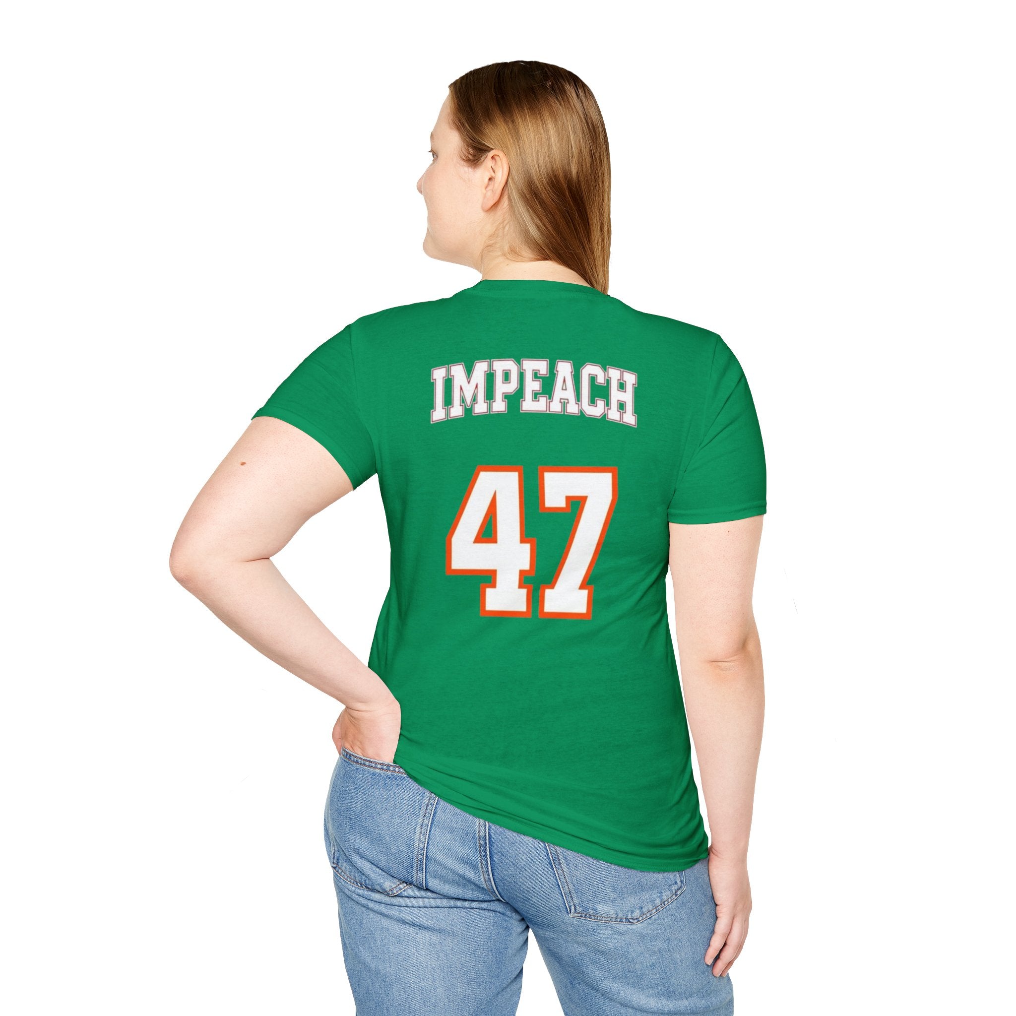 American Patriots Unisex Softstyle T-Shirt - Impeach 47 Graphic Tee