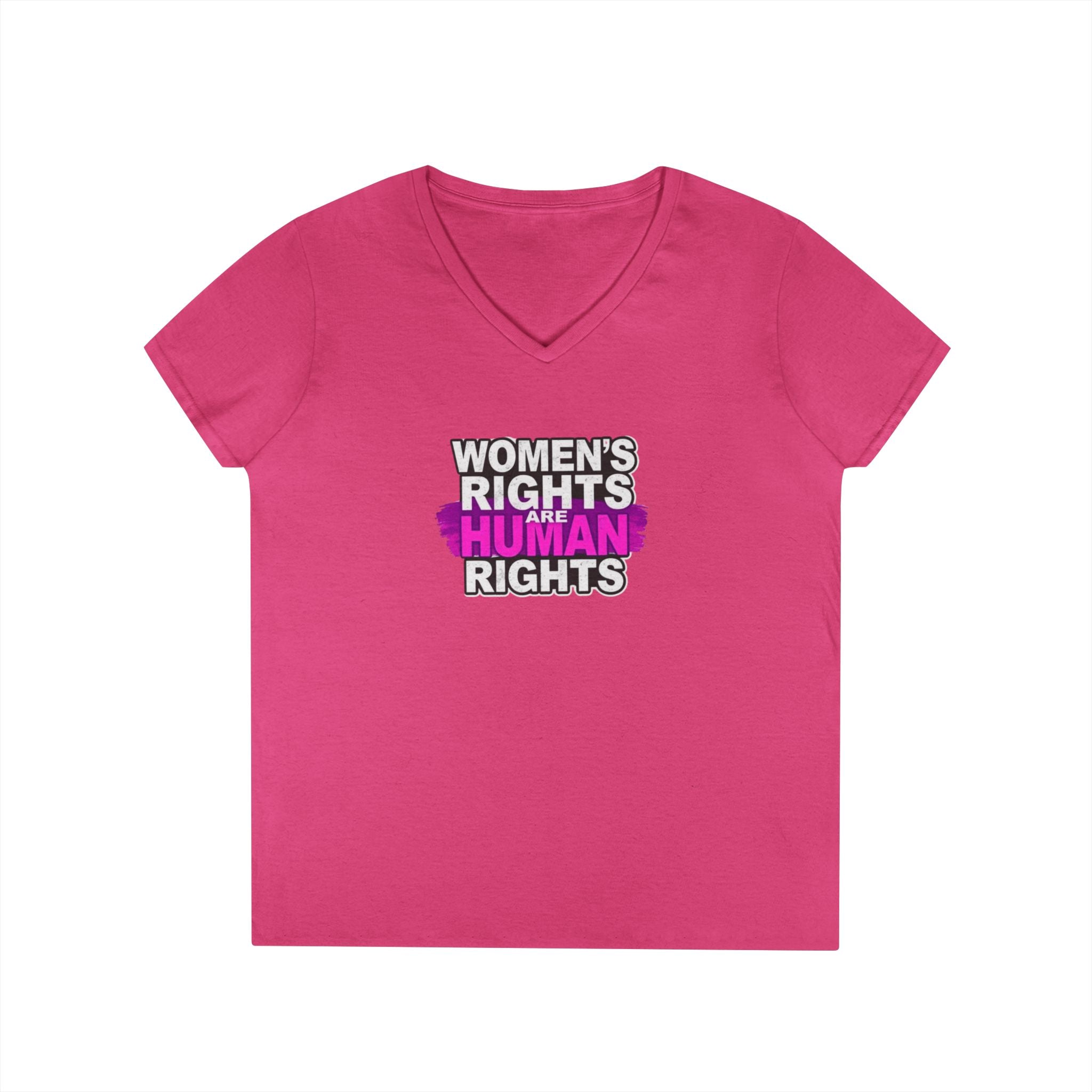 Women's Rights Protest V-Neck T-Shirt