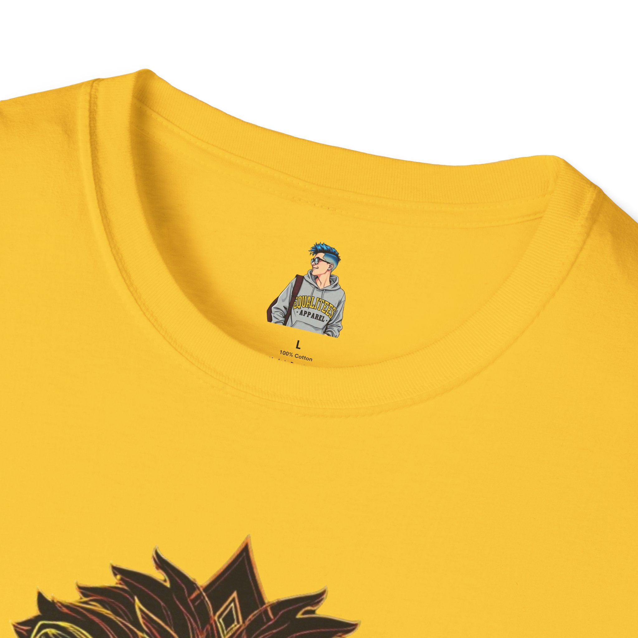 Black & Proud Lion Softstyle T-Shirt - Unisex Graphic Tee